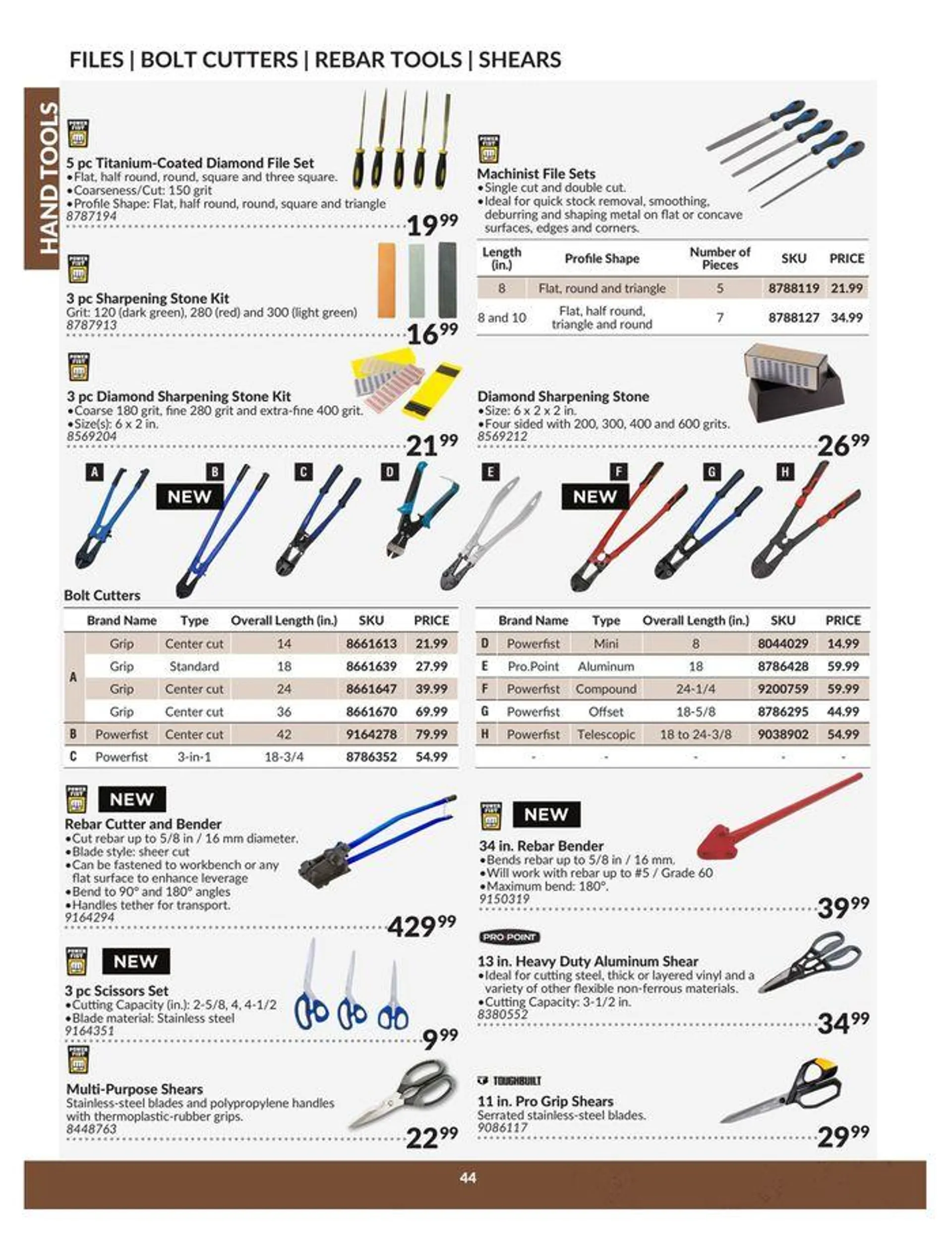 Hand Tools Catalogue from April 23 to April 22 2025 - flyer page 44