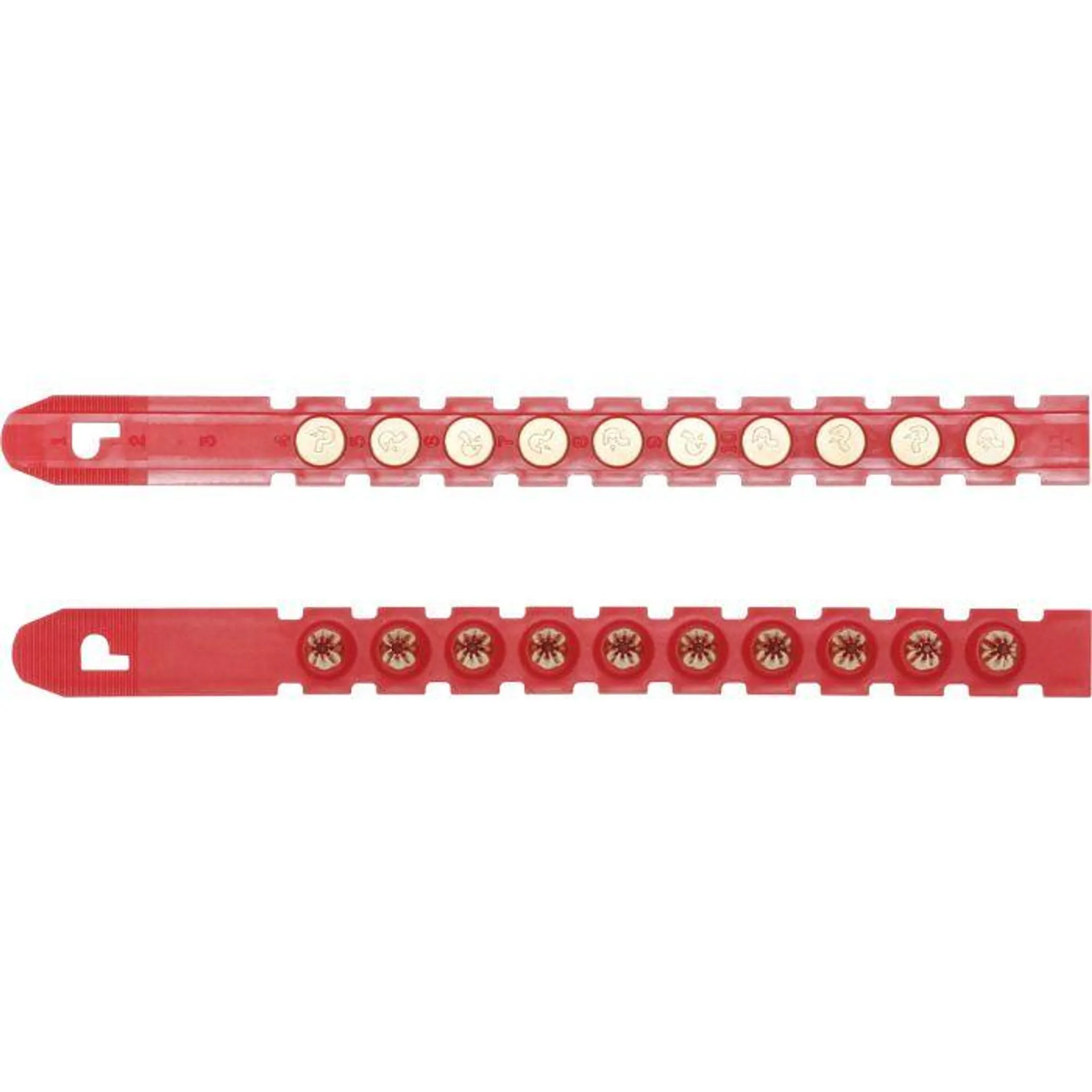 DeWalt 0.27 Caliber Safety Strip RED Shots 100-pk