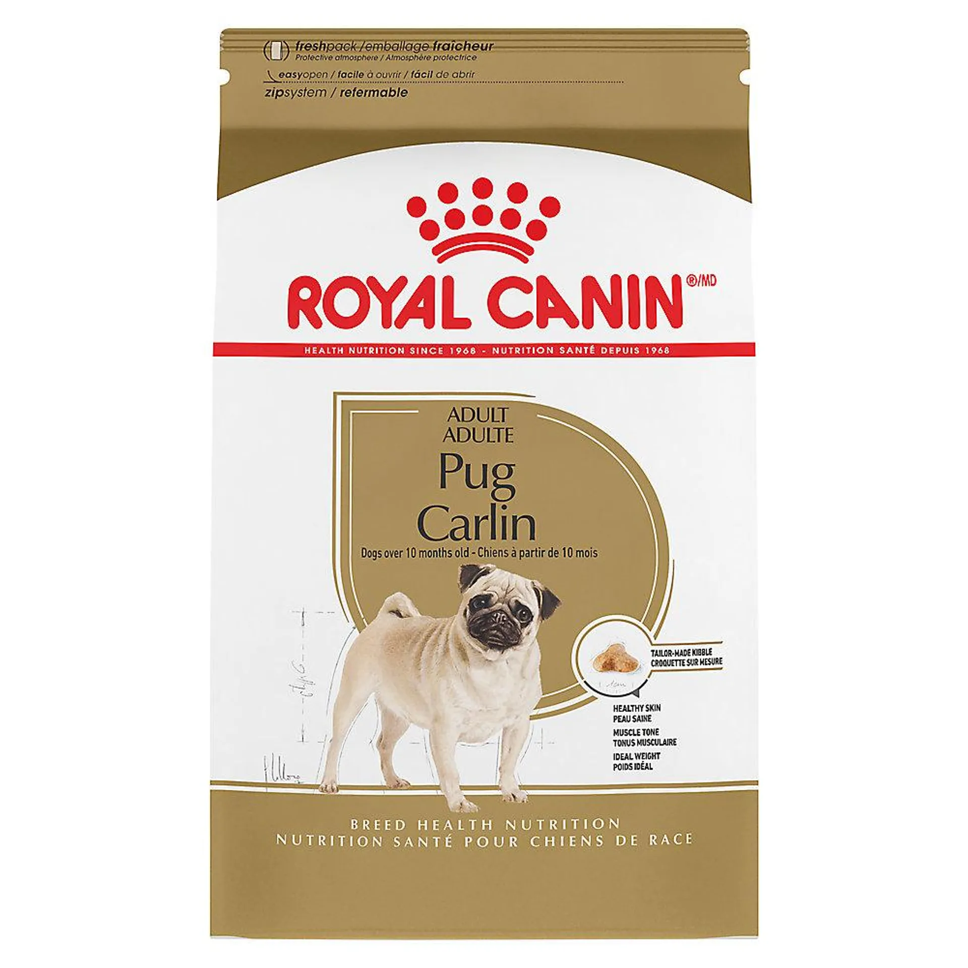 Royal Canin® Breed Health Nutrition® Pug Breed Specific Adult Dog Dry Food - 10 lb