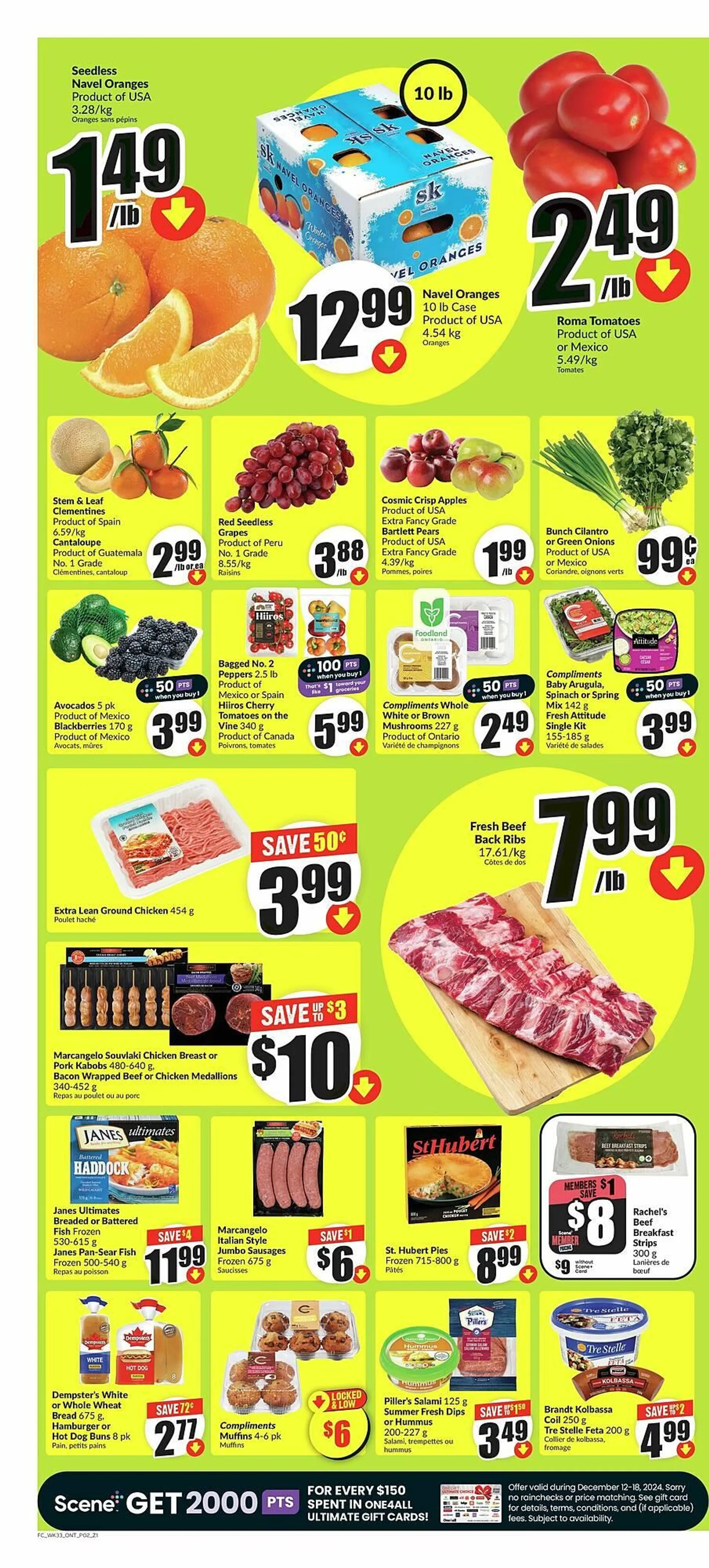 FreshCo flyer from December 12 to December 26 2024 - flyer page 3