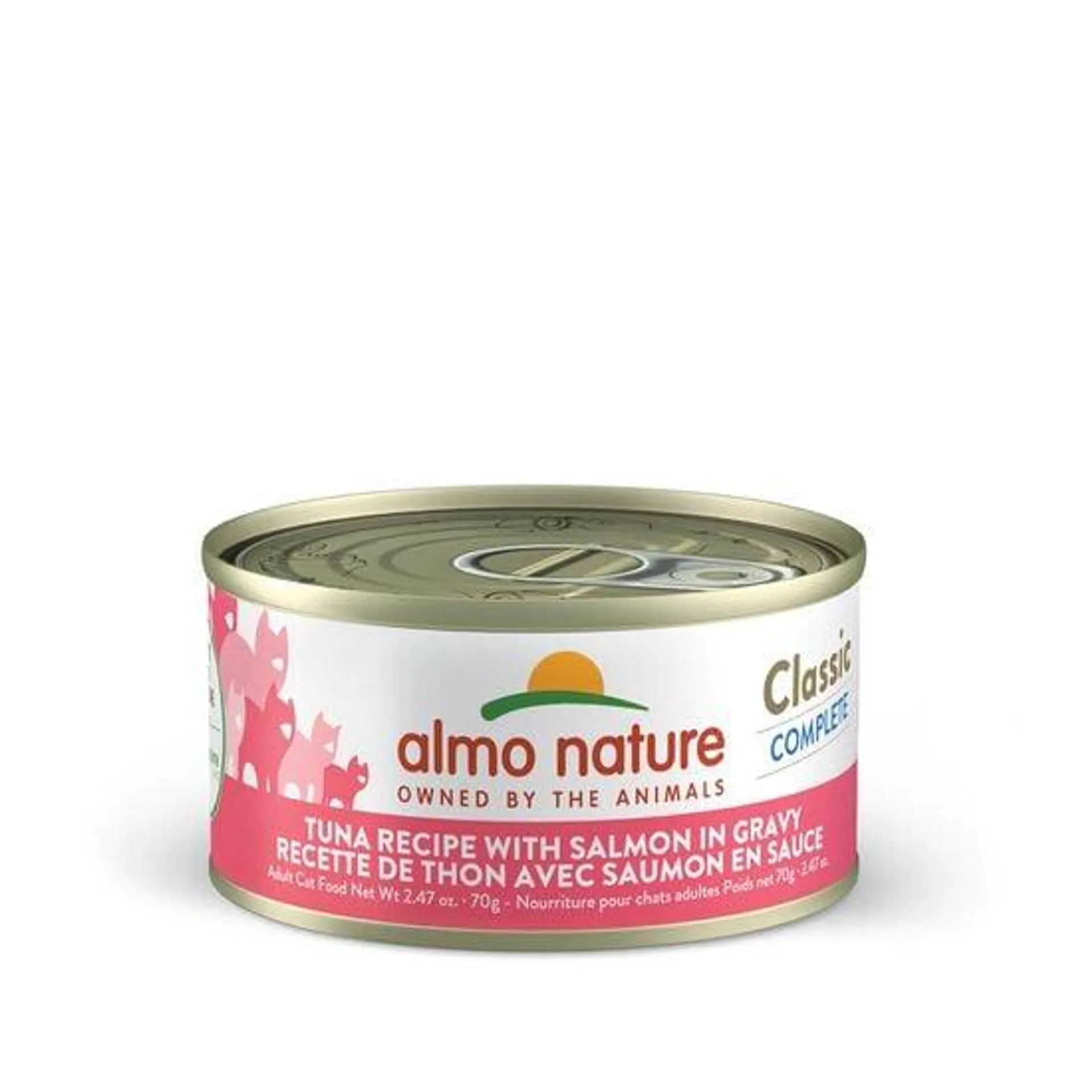 « Classic Complete » Tuna Recipe with Salmon in Gravy for Cats, 70 g