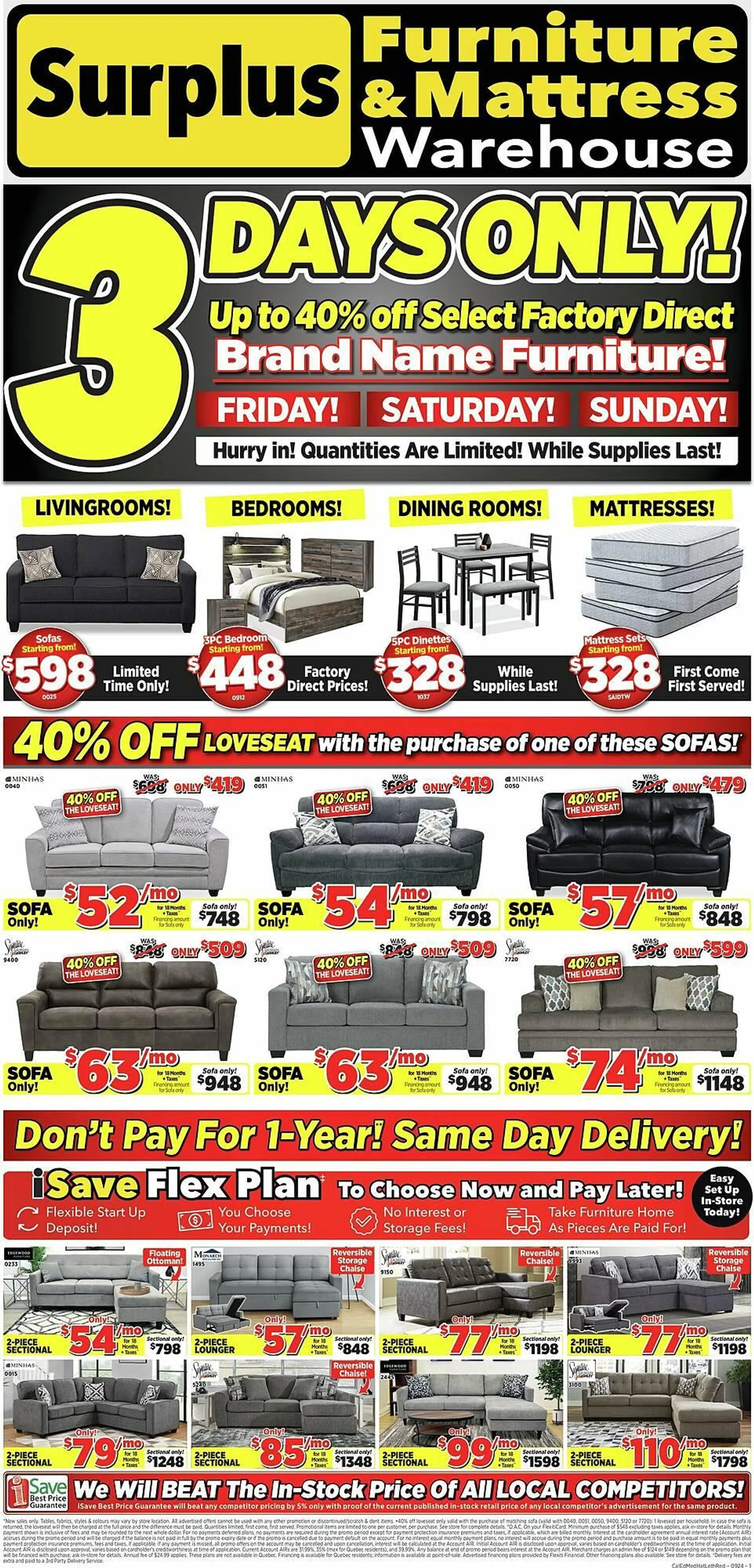 Surplus Furniture flyer - 1