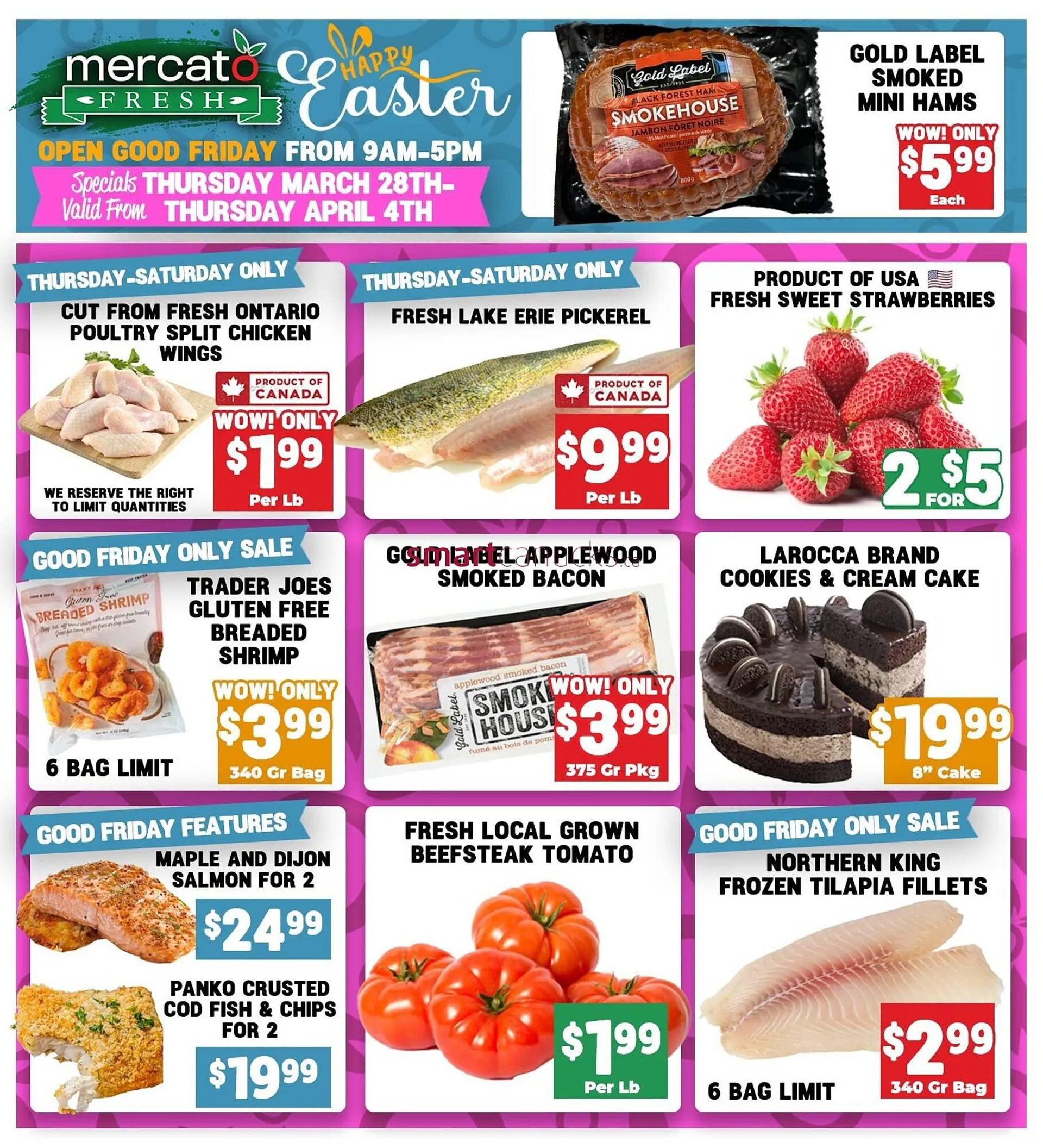 Mercato Fresh flyer from March 28 to April 3 2024 - flyer page 1