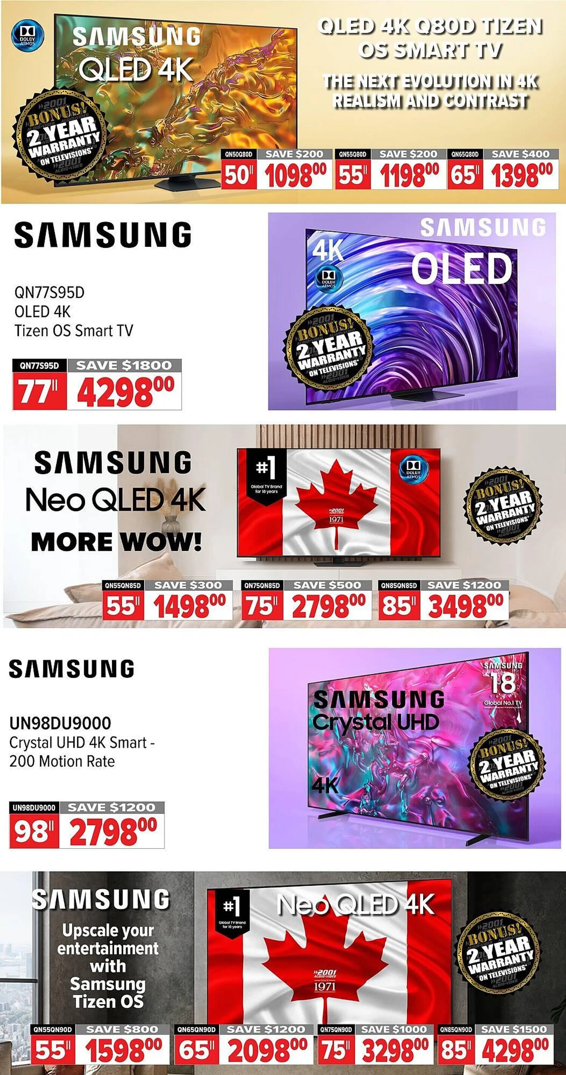 2001 Audio Video flyer from May 9 to May 15 2025 - flyer page 7