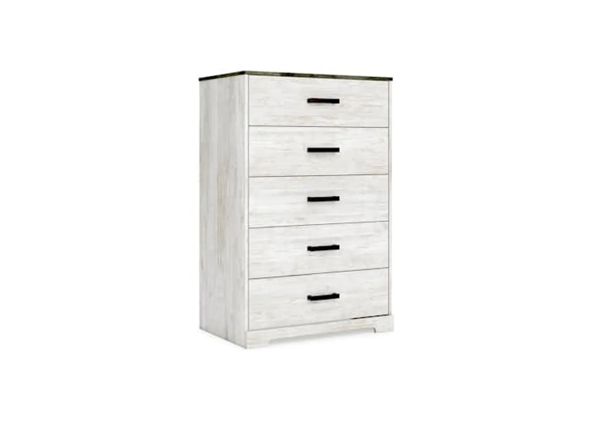 Shawburn Chest - Whitewash/Charcoal Gray