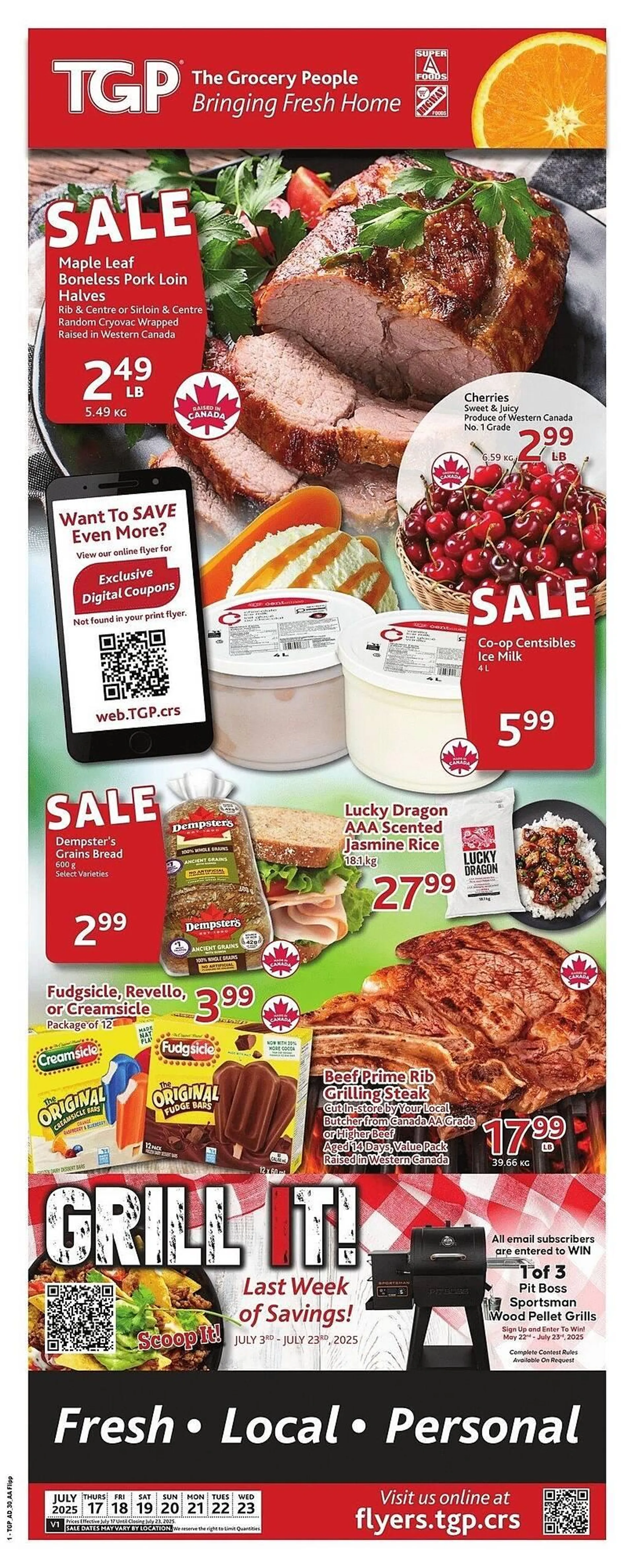 TGP The Grocery People flyer from July 16 to July 22 2025 - flyer page 1