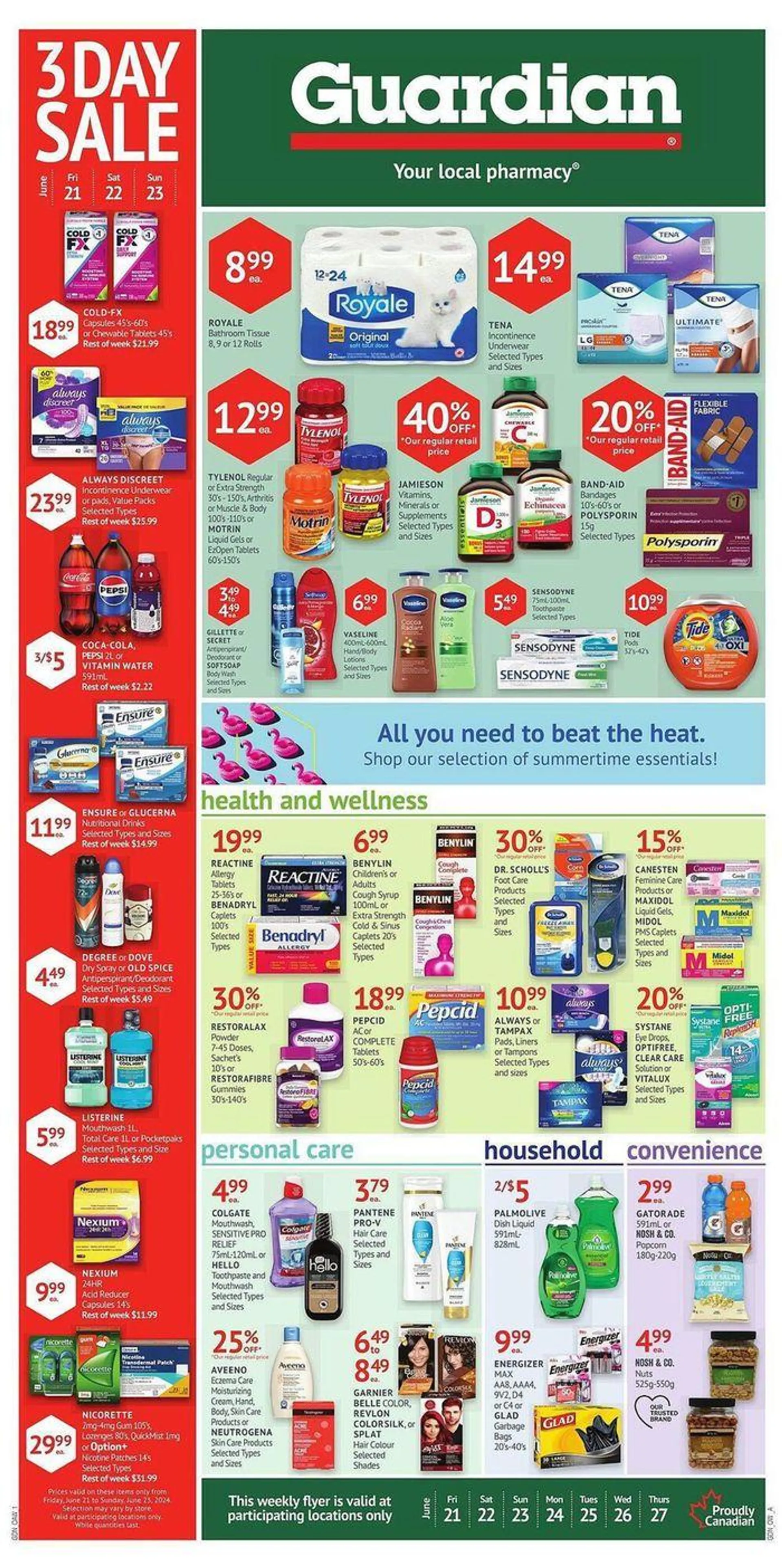 Guardian Pharmacy weekly flyer - 1