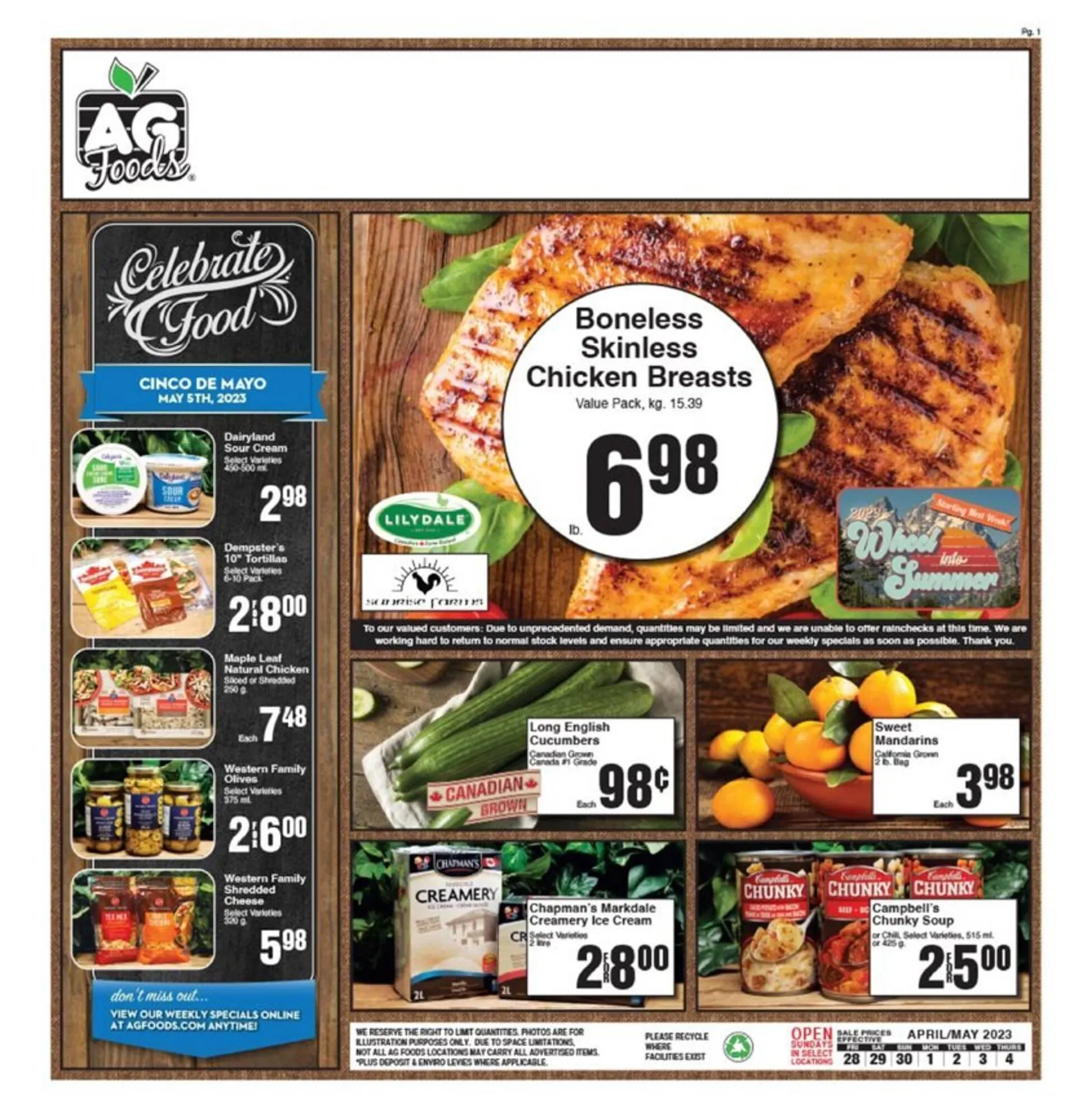 AG Foods flyer - 1