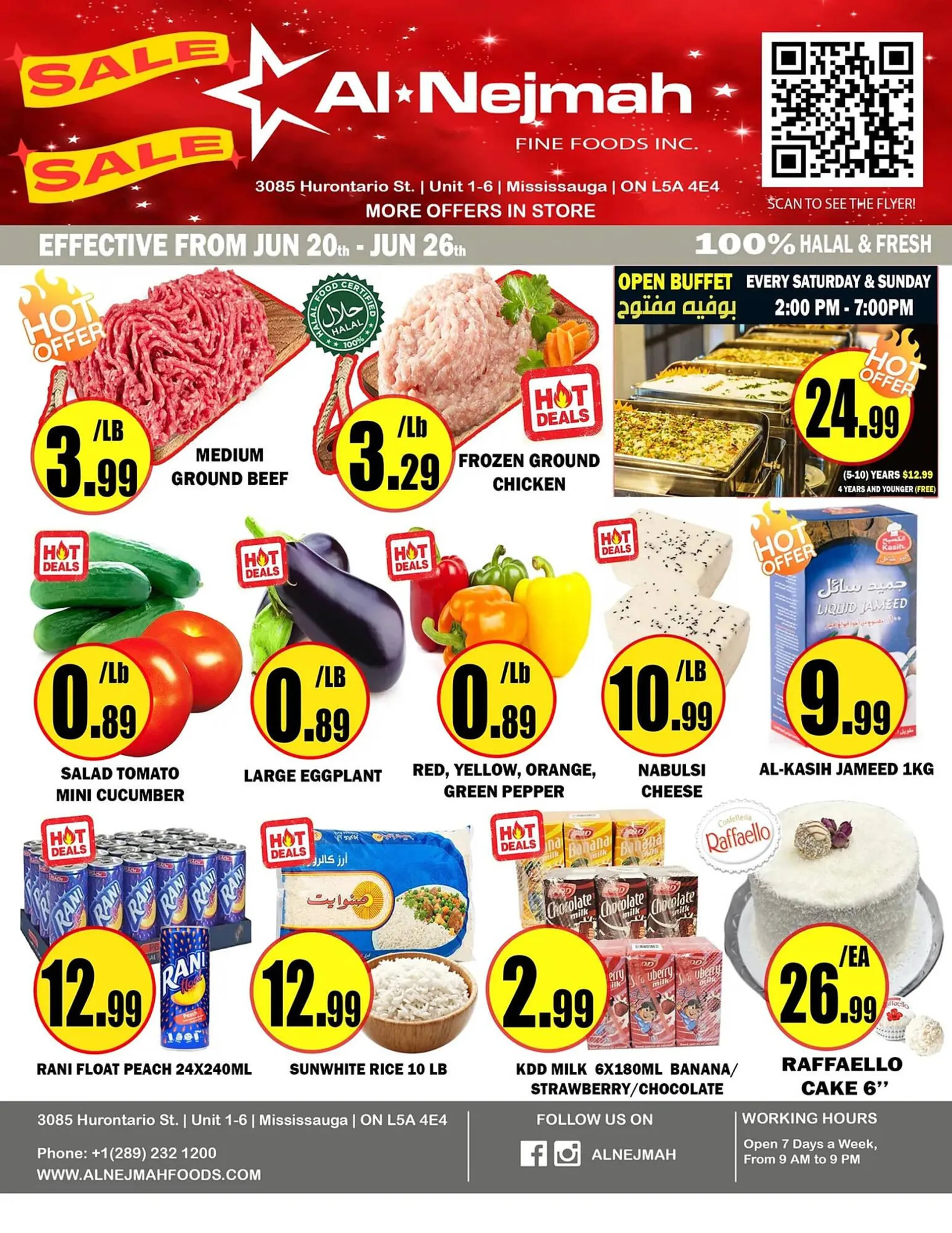 Alnejmah flyer from June 20 to June 26 2025 - flyer page 1