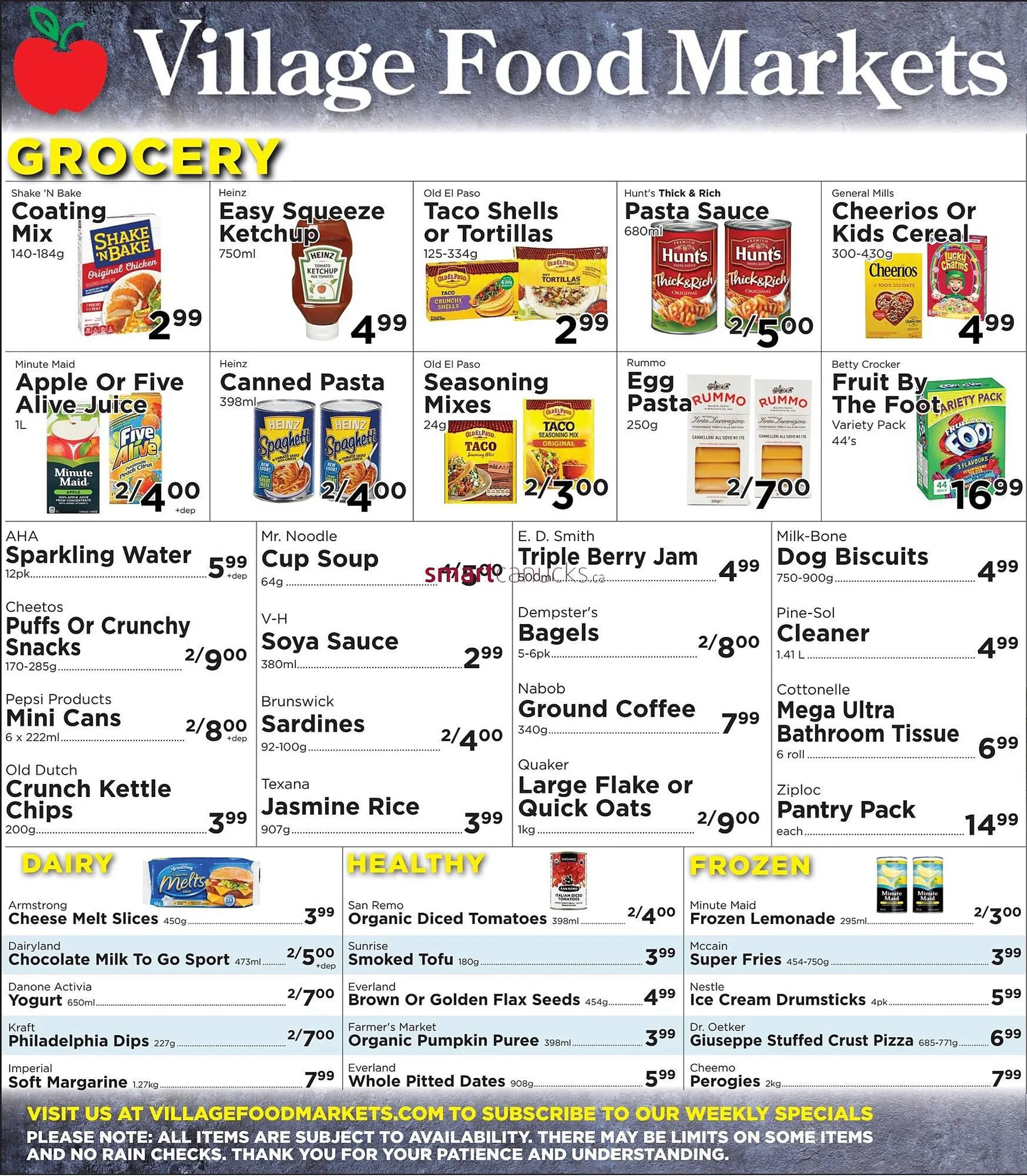 Village Food Markets flyer from April 3 to April 30 2024 - flyer page 