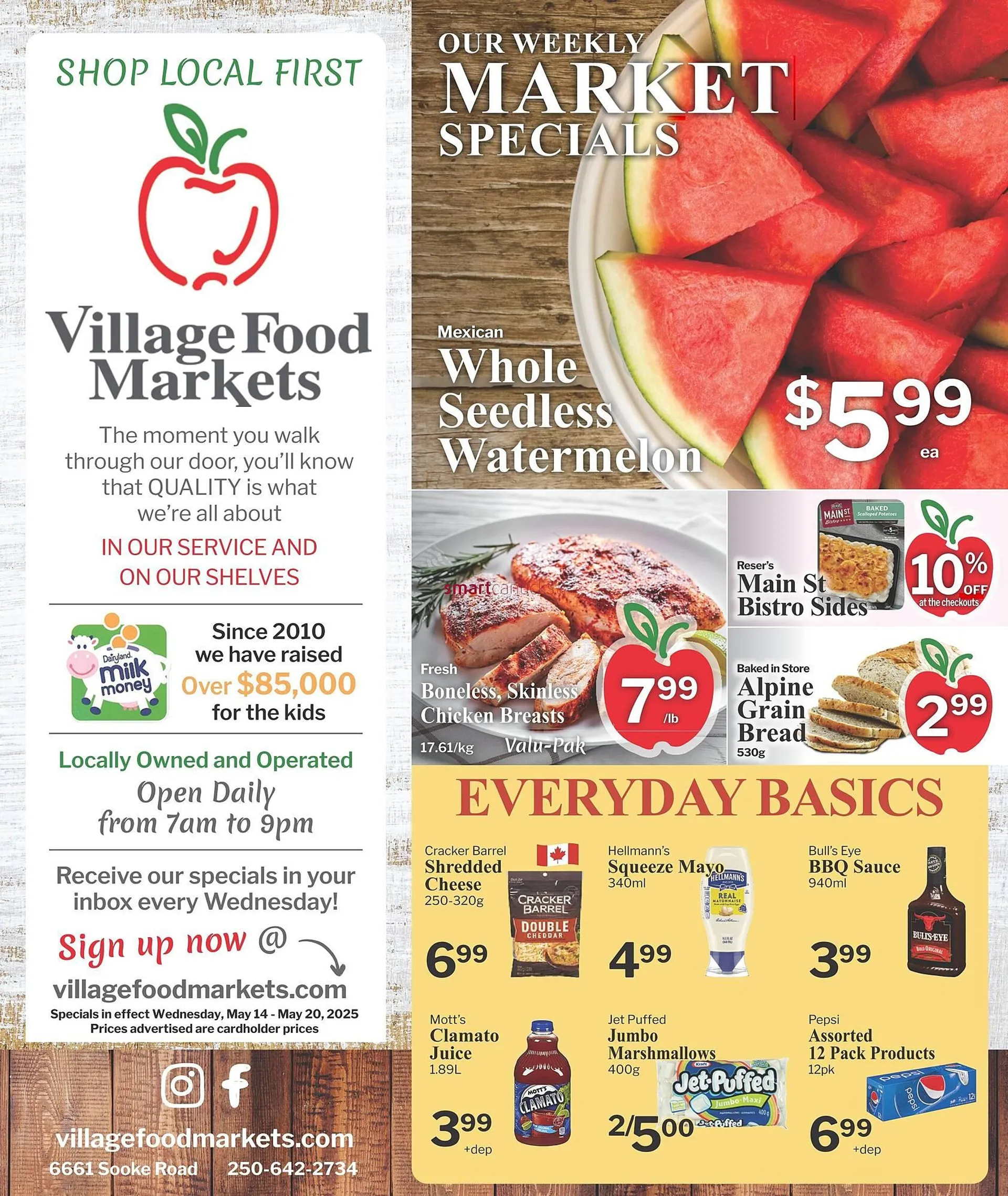 Village Food Markets flyer - 1