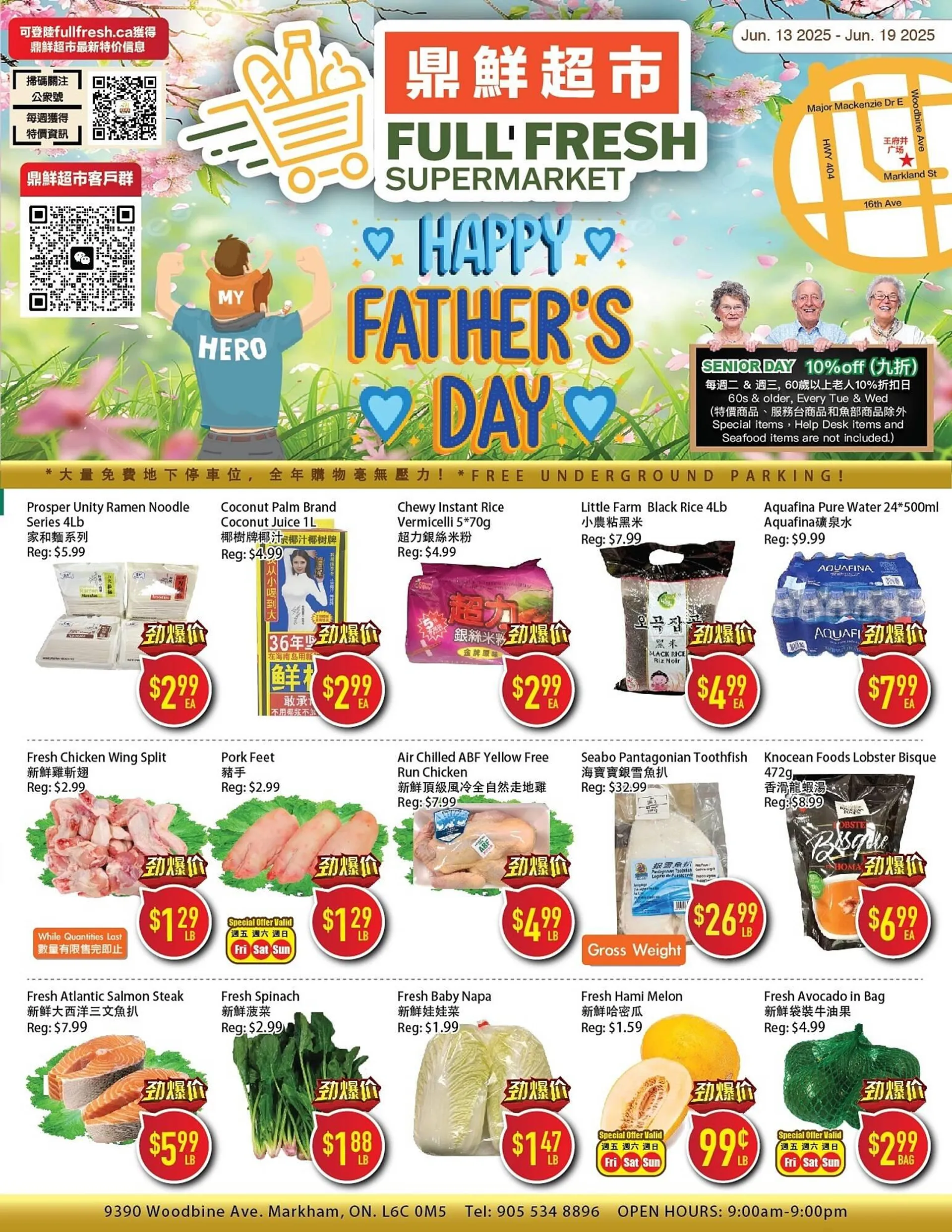 Full Fresh Supermarket flyer from June 13 to June 19 2025 - flyer page 1