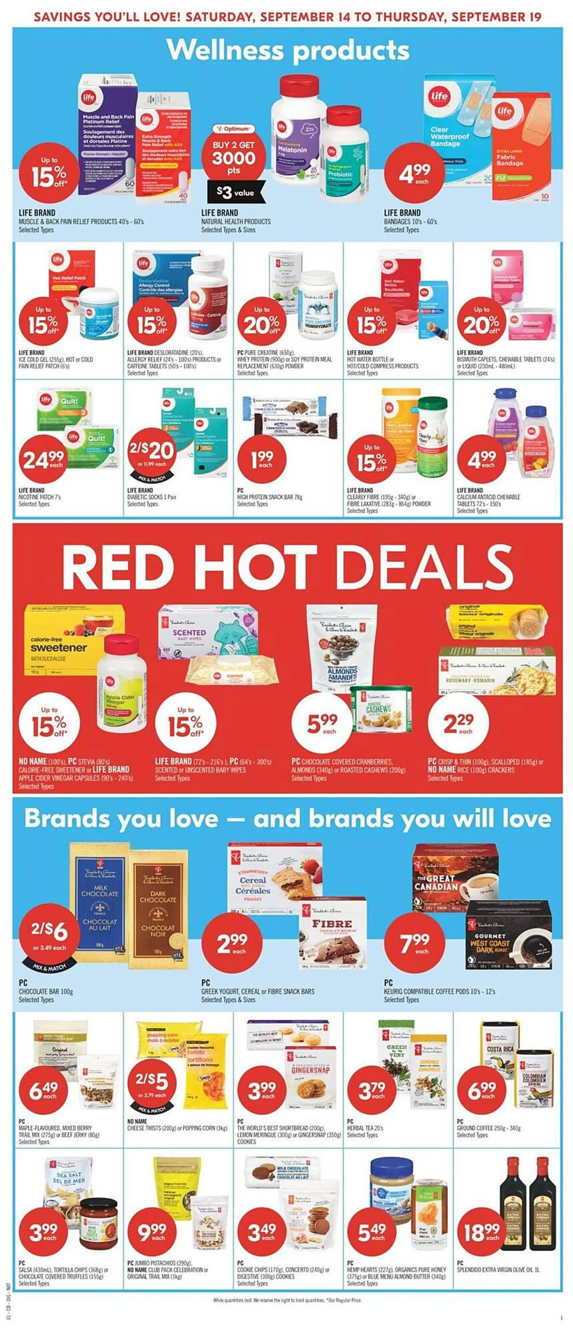 Shoppers Drug Mart flyer from September 14 to September 20 2024 - flyer page 18