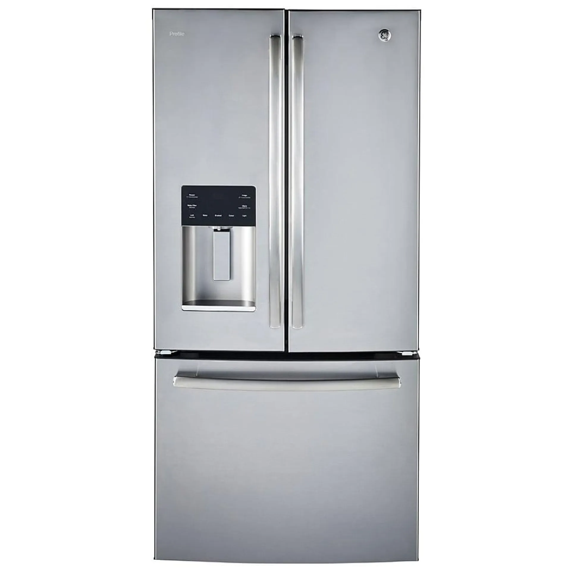 GE Profile PYE18HYRKFS French Door Refrigerator, 33 inch Width, ENERGY STAR Certified, Counter Depth, 17.5 cu ft cu. ft., Stainless Steel colour APF technology, Adjustable Thermostat, Turbo Cool, Frost Guard