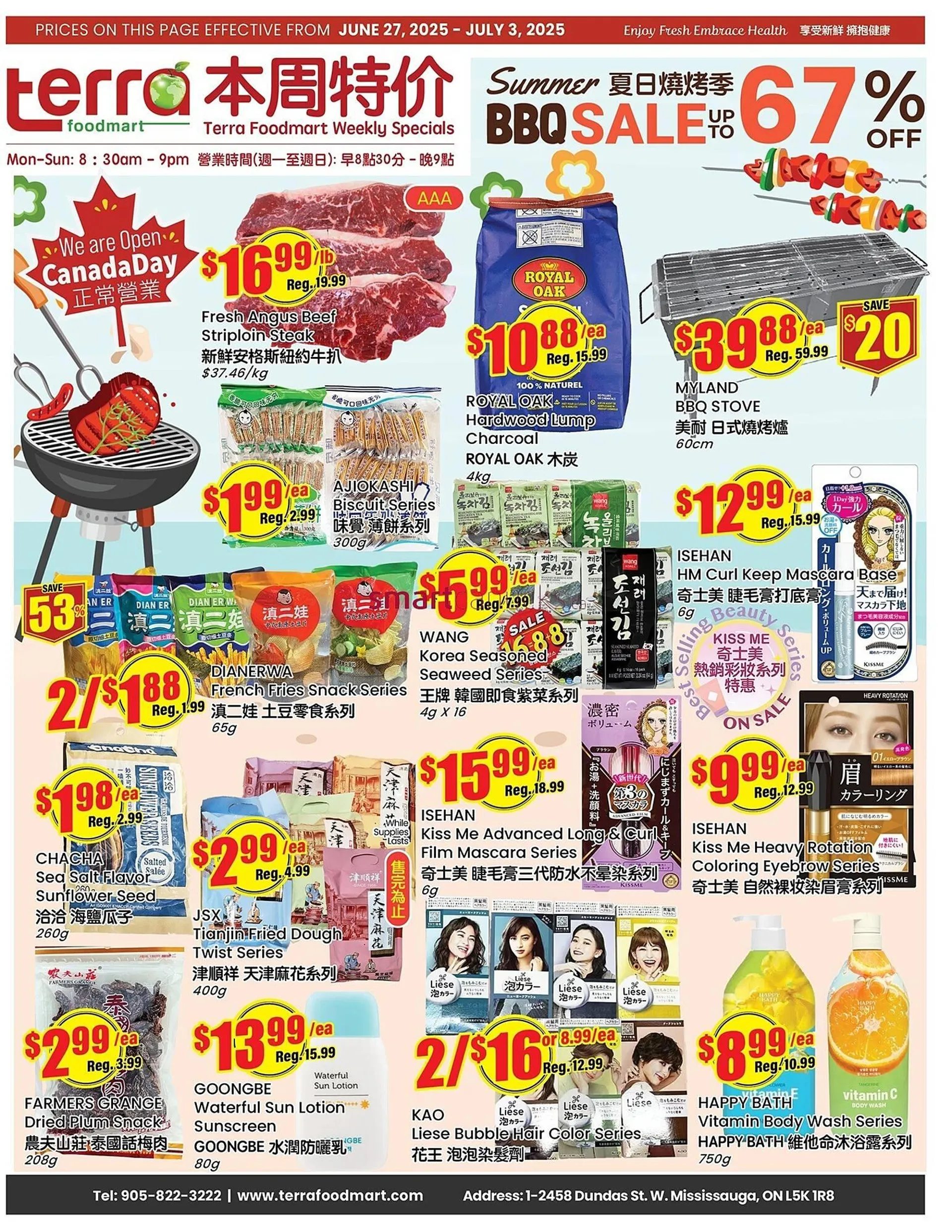 Terra Foodmart flyer from June 27 to July 3 2025 - flyer page 1