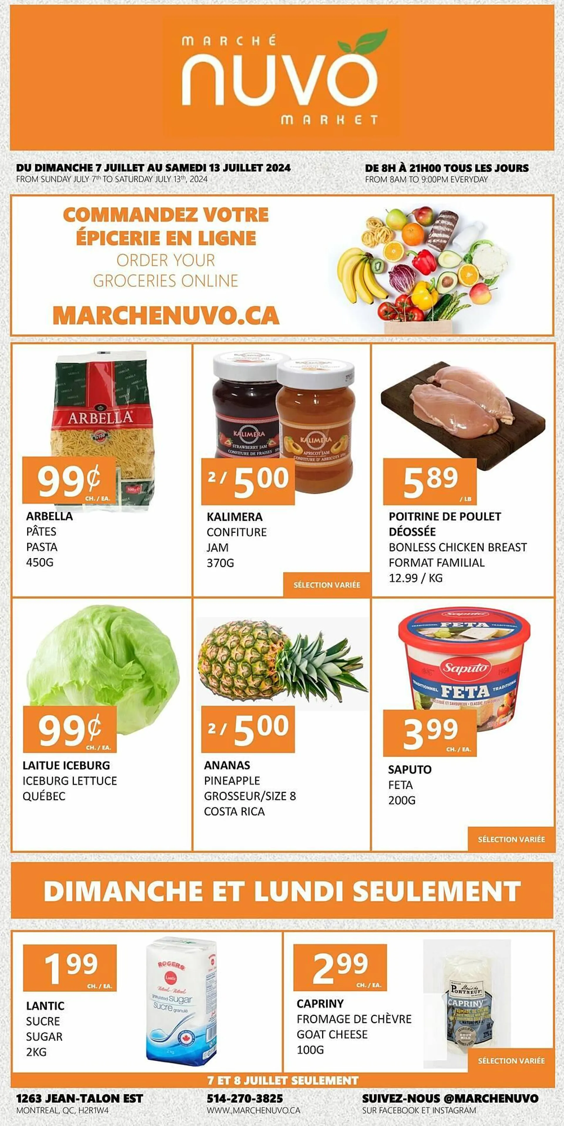 Marche Nuvo flyer from July 8 to August 5 2024 - flyer page 1