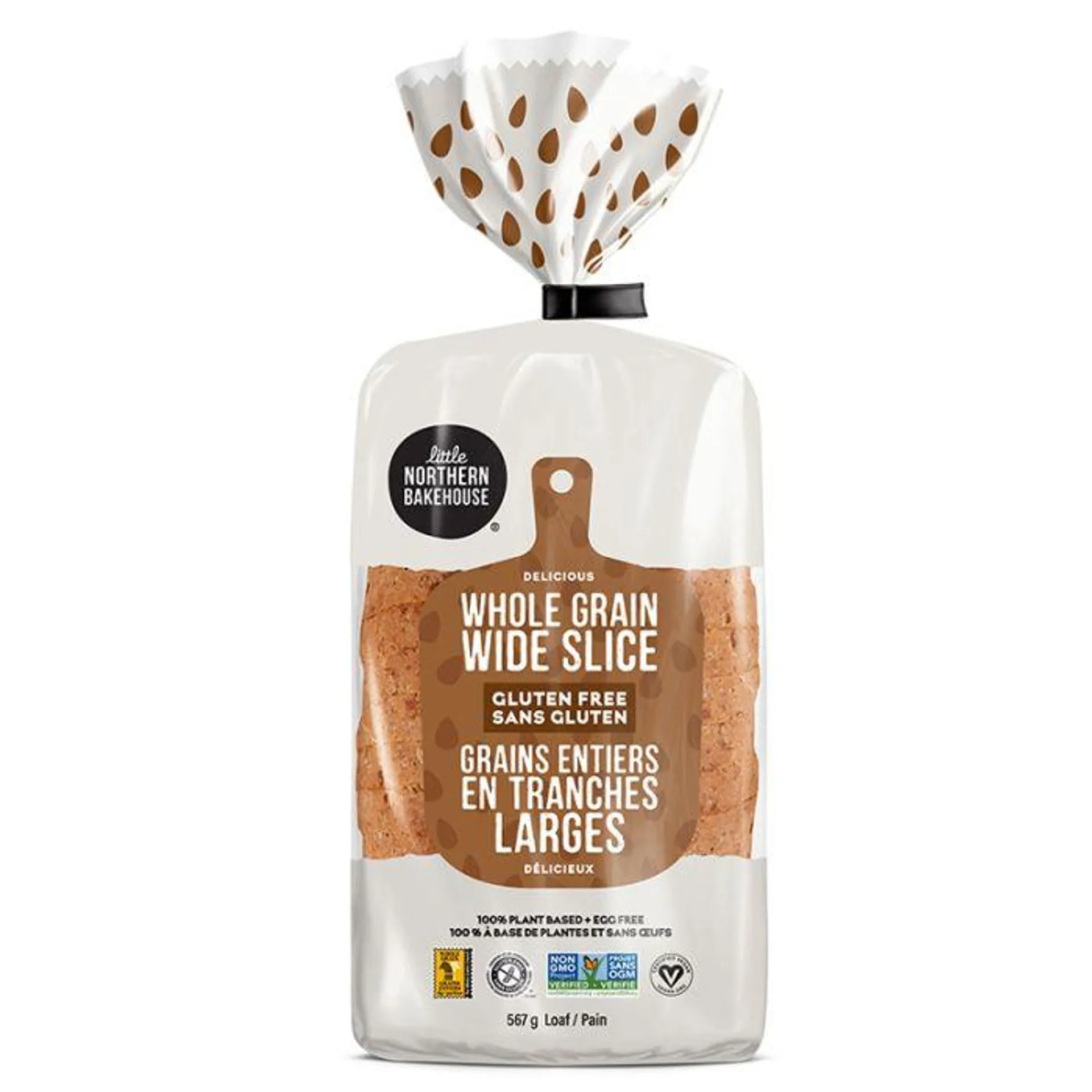 Pain sans gluten - Pain de grains entiers en tranches larges