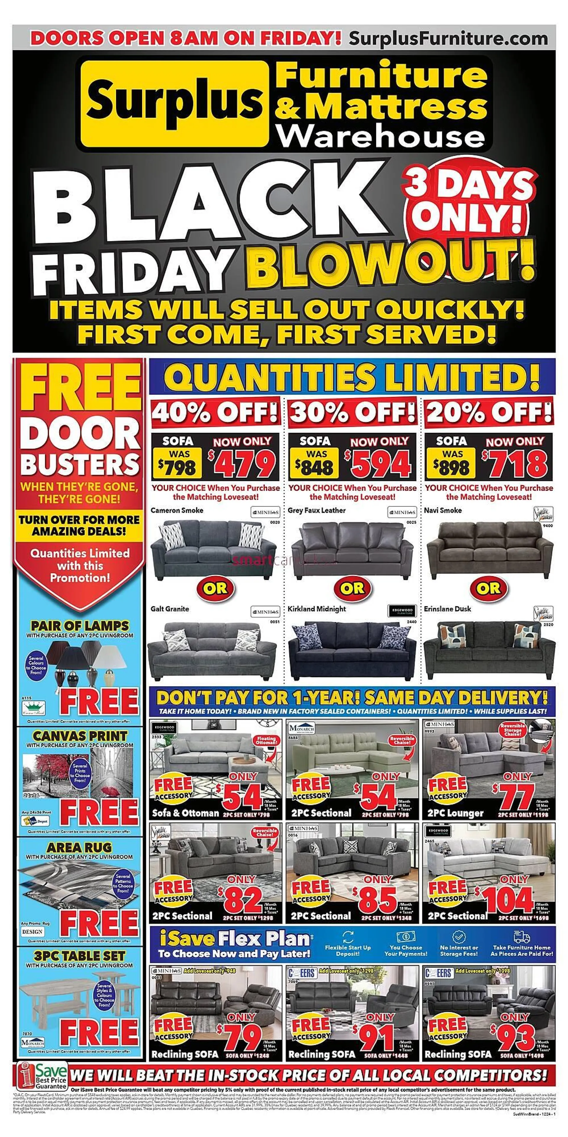 Surplus Furniture flyer - 1