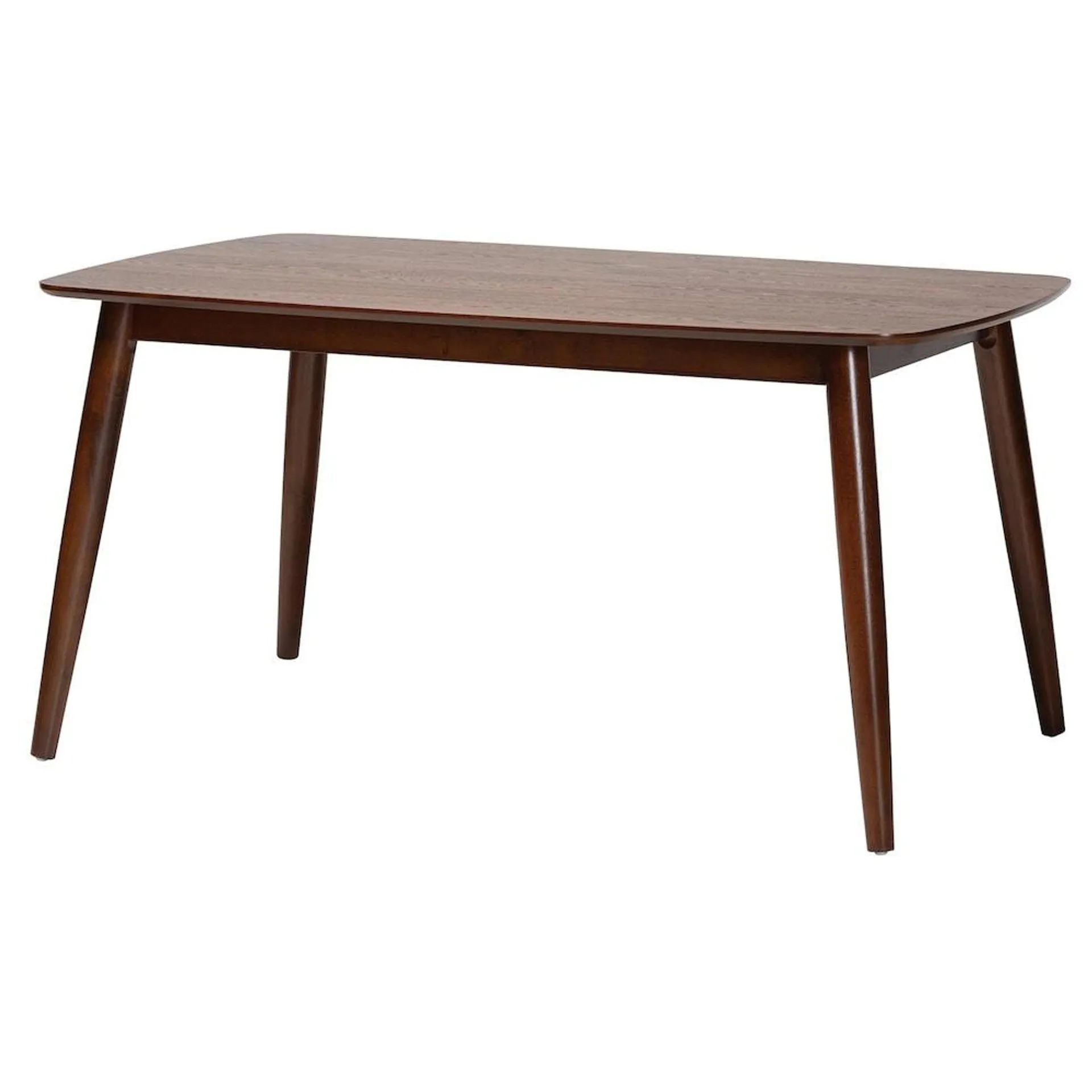 Flora Dining Table in Walnut Brown