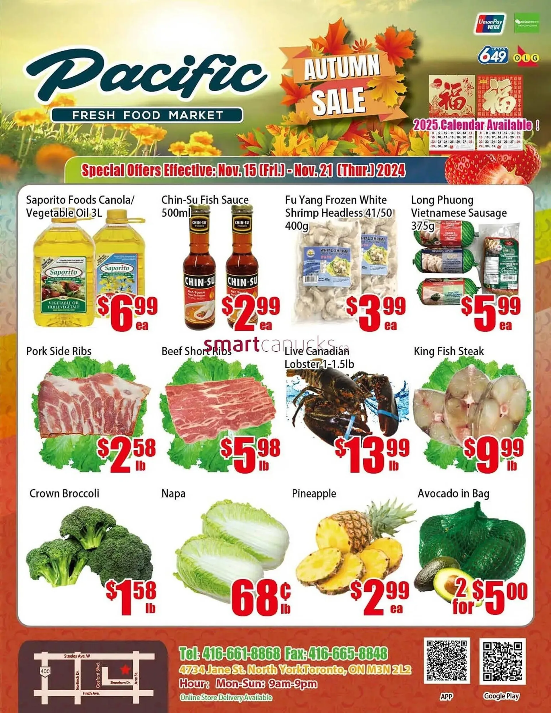 New Pacific Supermarket flyer - 1