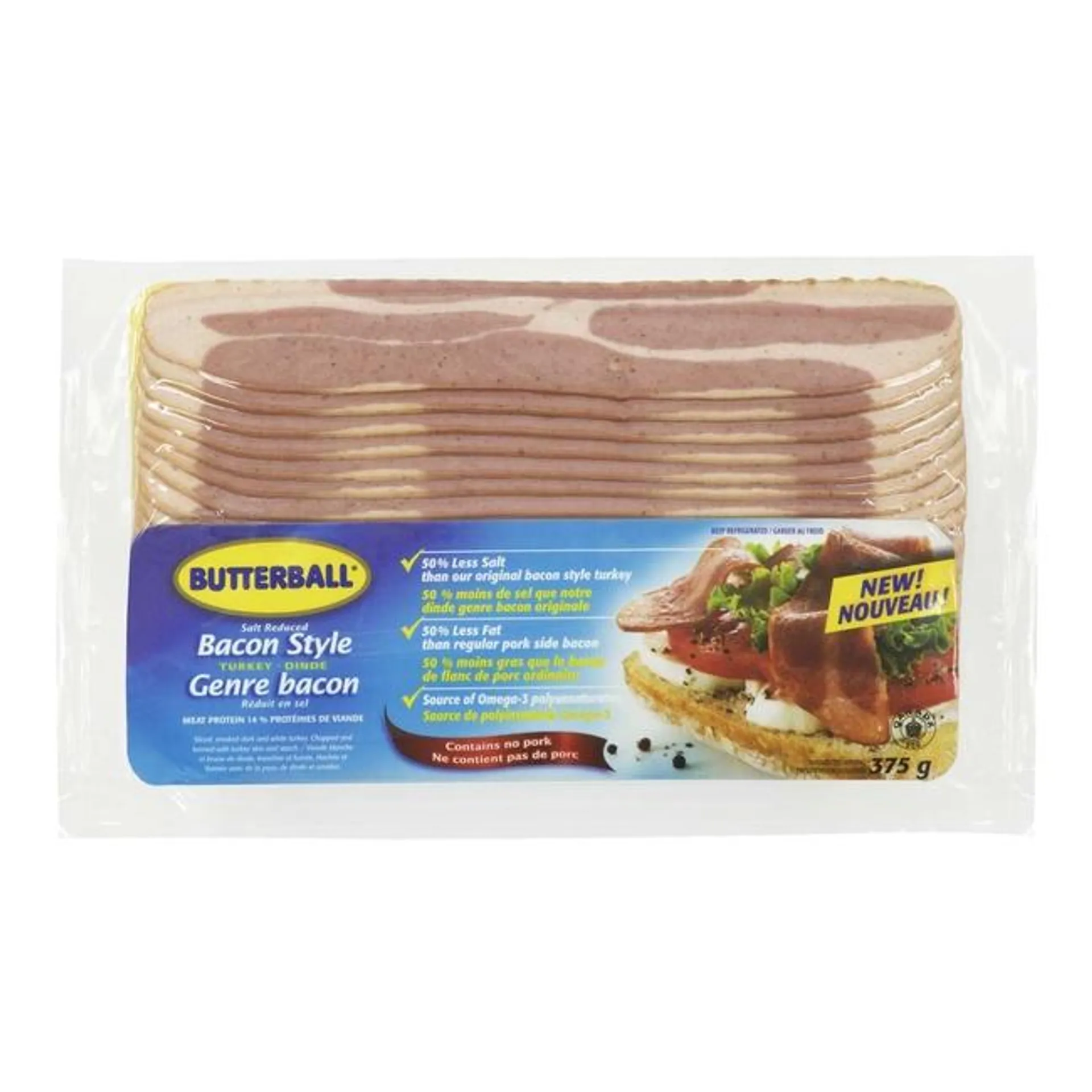 Butterball - Salt Reduced Turkey Bacon