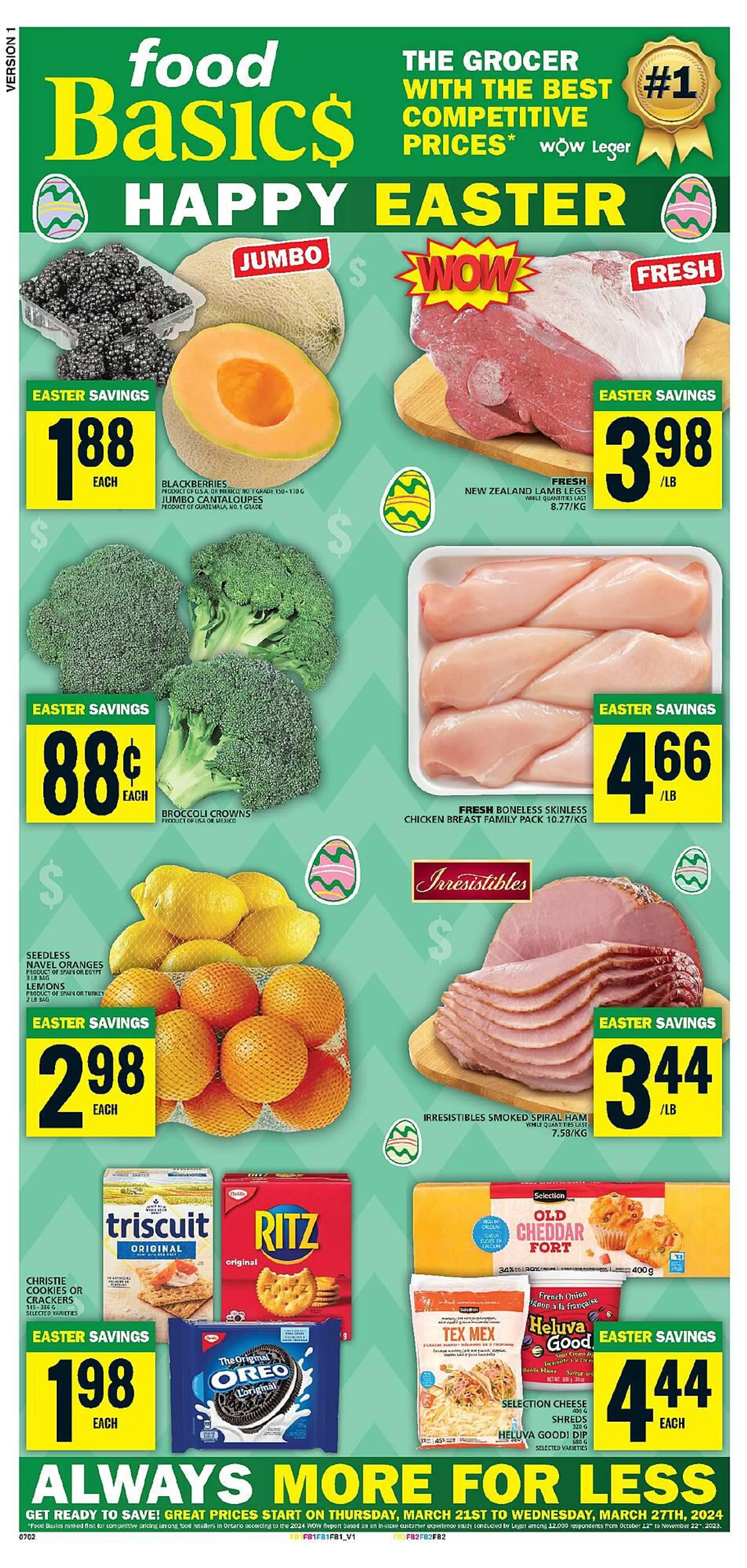 Food Basics flyer from March 21 to March 27 2024 - flyer page 