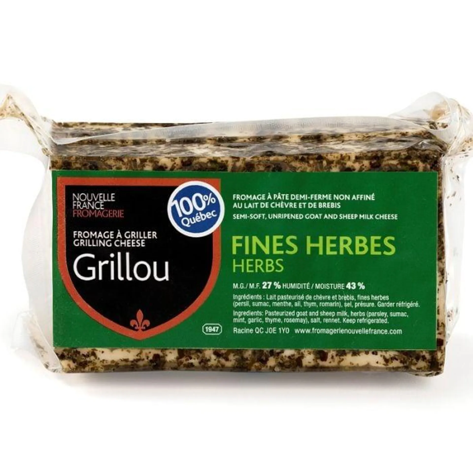 Fromage à griller Grillou fines herbes | 200 g