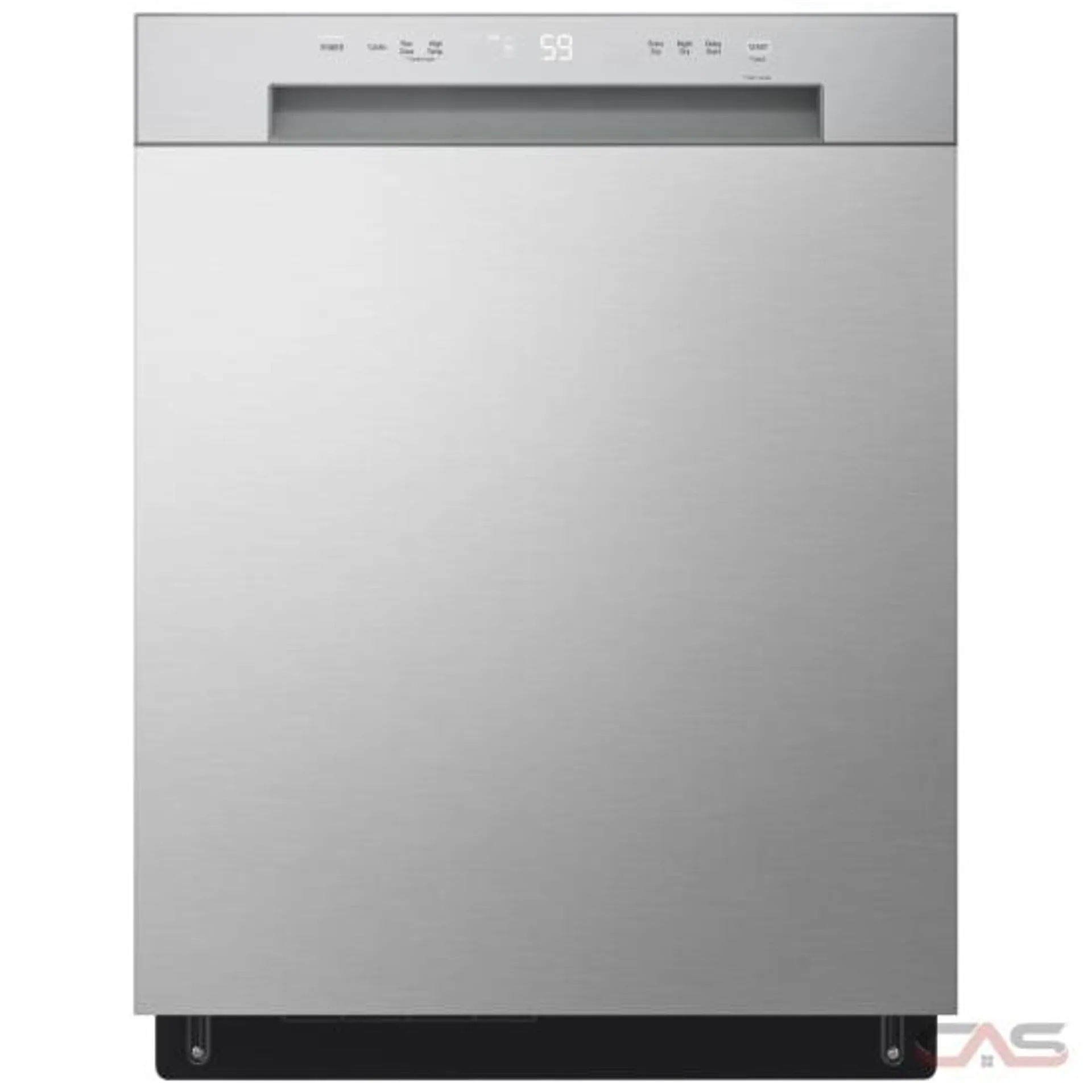 LG LDFC2423V Dishwasher, 24 inch Exterior Width, 52 dB Decibel Level, Stainless Steel (Interior), 4 Wash Cycles, 15 Capacity (Place Settings), Platinum Silver Steel colour