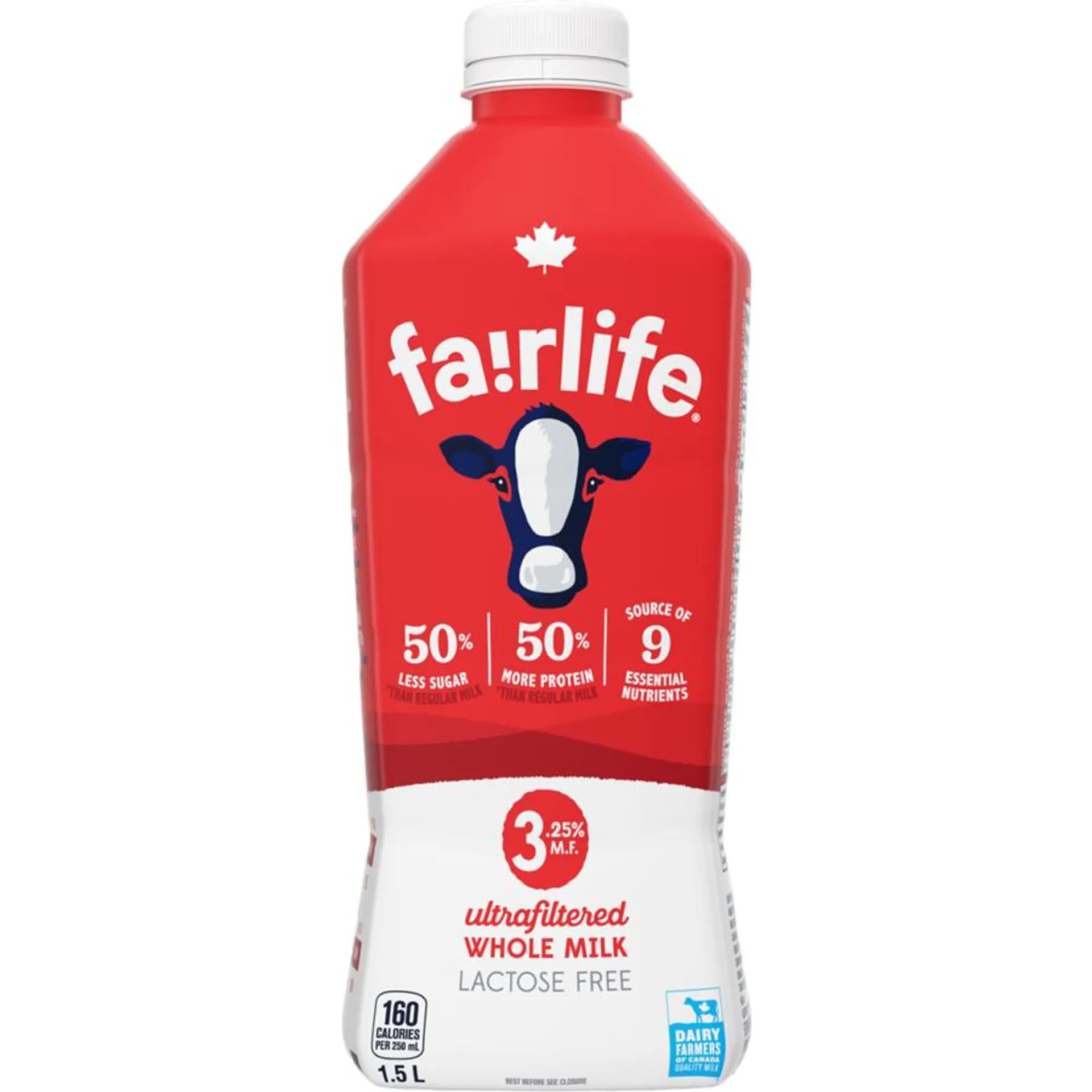 Lactose Free Whole Ultrafiltered Milk