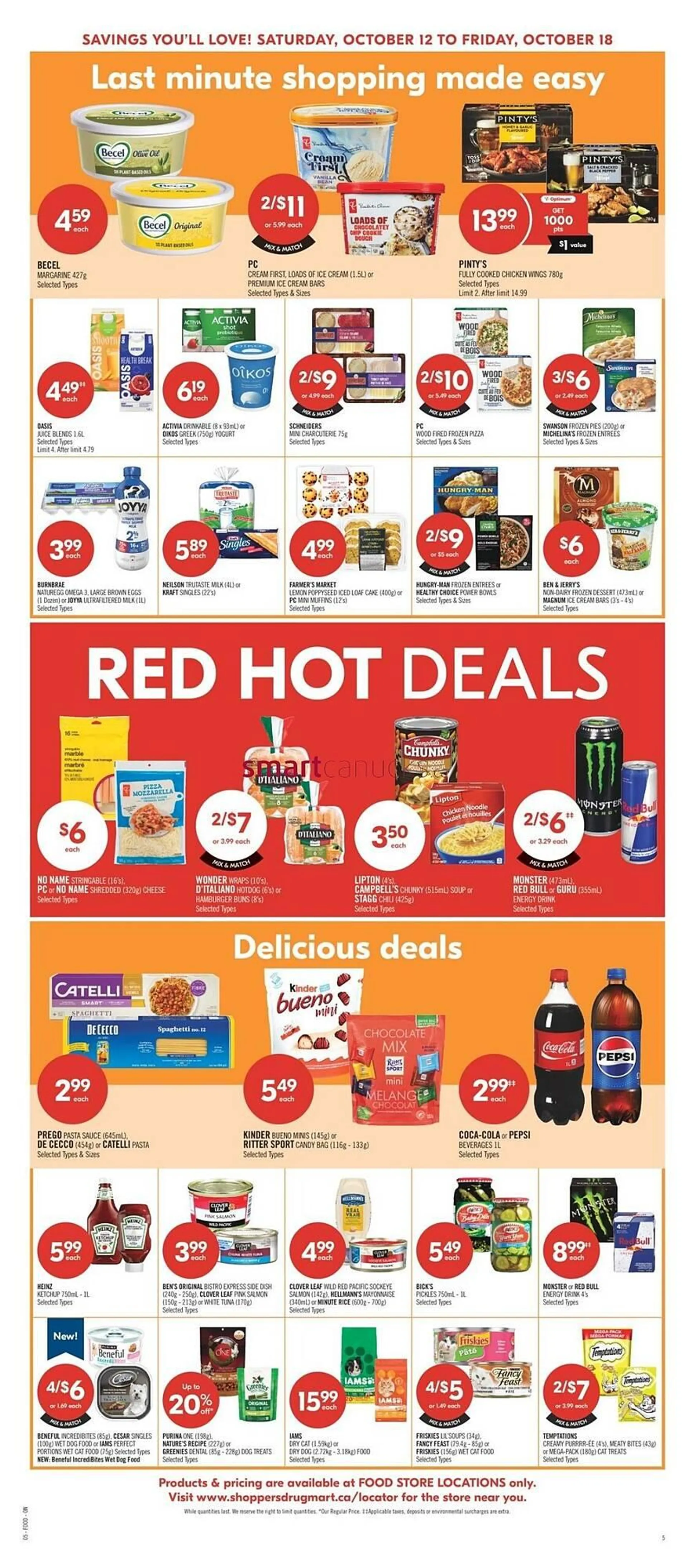 Shoppers Drug Mart flyer from October 12 to October 18 2024 - flyer page 5