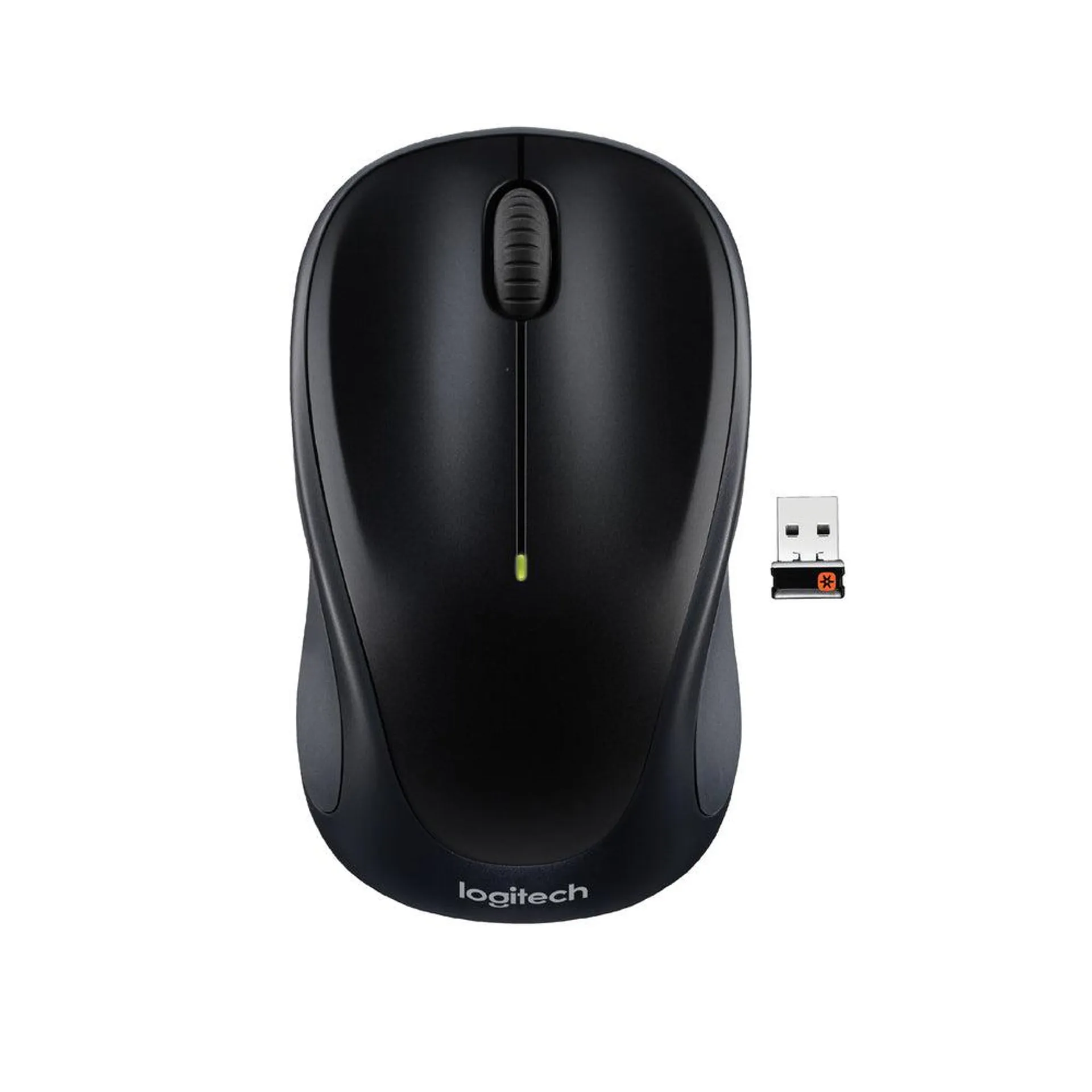 Logitech M325S 2.4 GHz Wireless Mouse with USB Receiver - Black