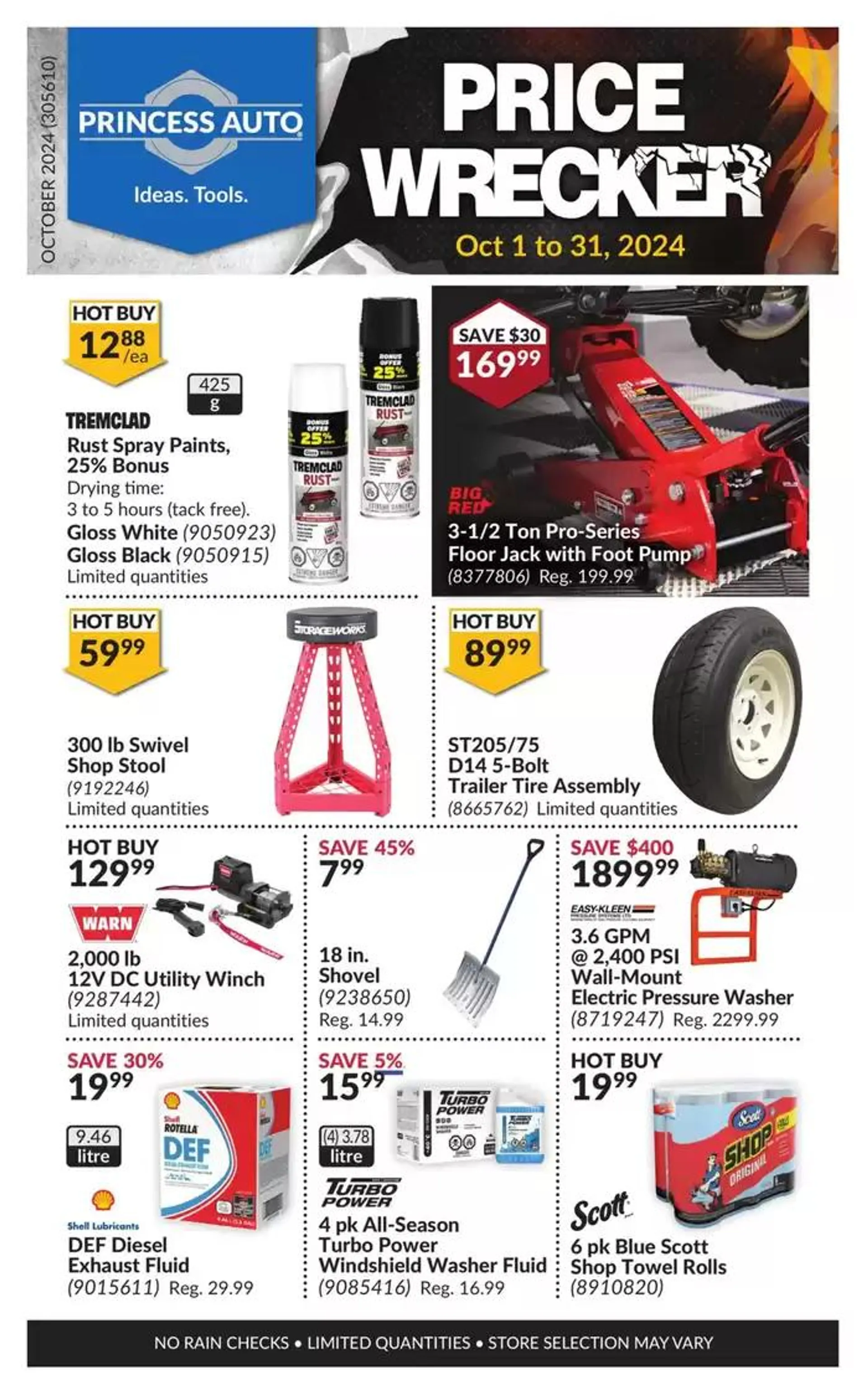 Price Wrecker from October 1 to October 31 2024 - flyer page 1