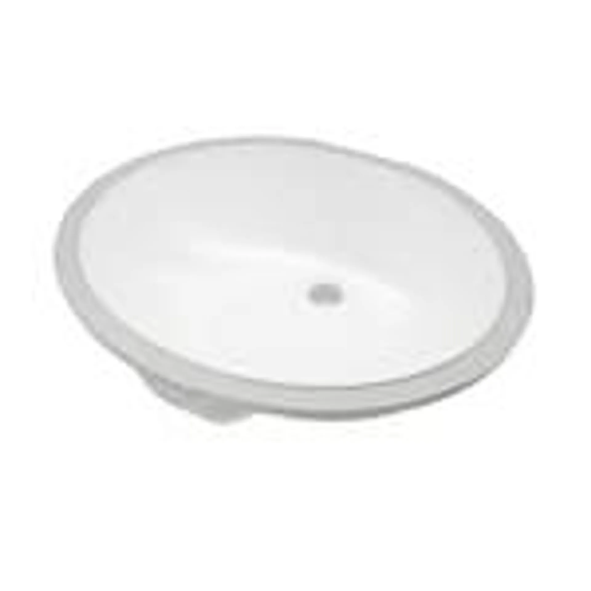 Ansley 19-5/16-in Ceramic Undermount Oval Sink Basin with Overflow in Glossy White