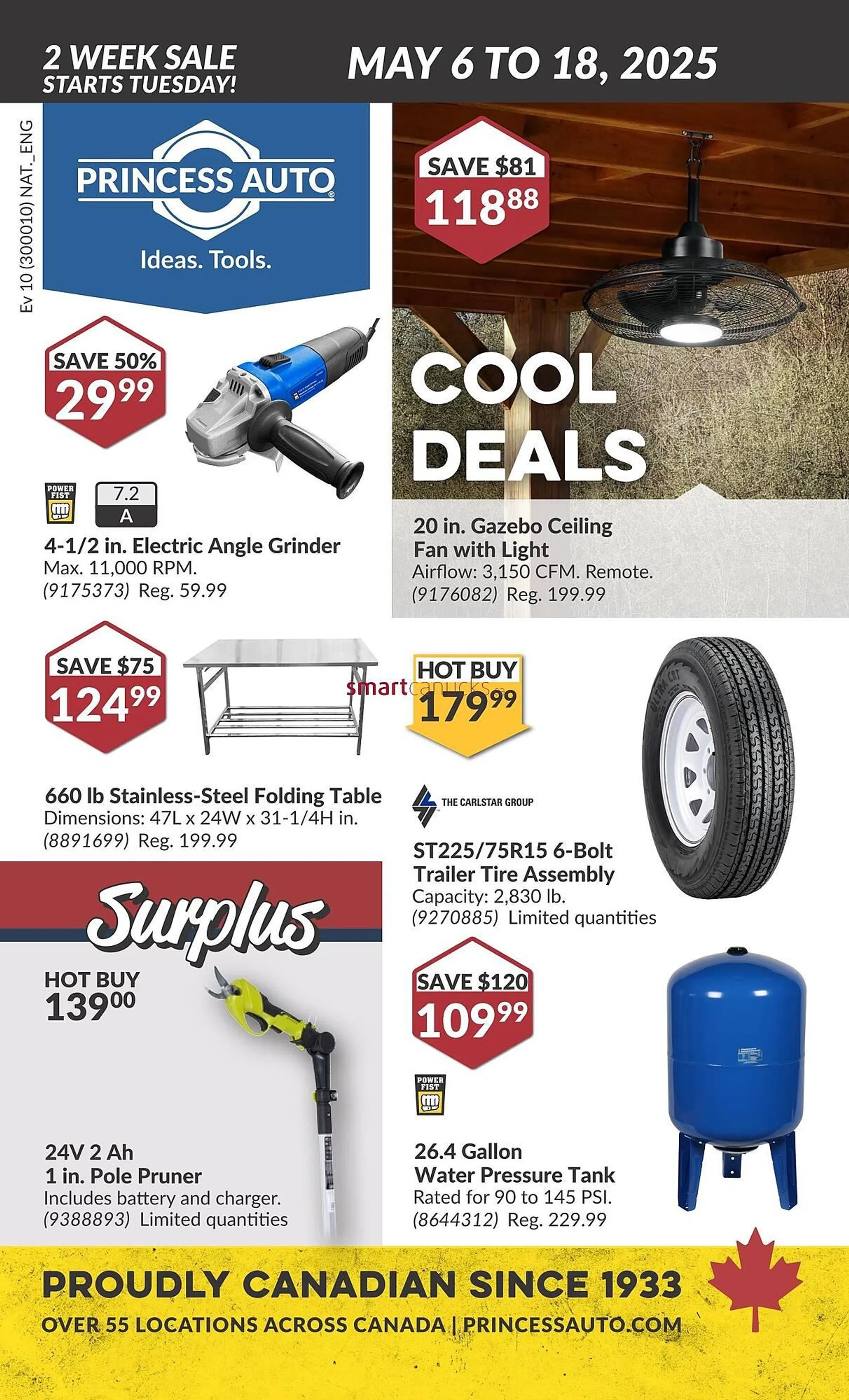 Princess Auto flyer from May 5 to May 11 2025 - flyer page 1