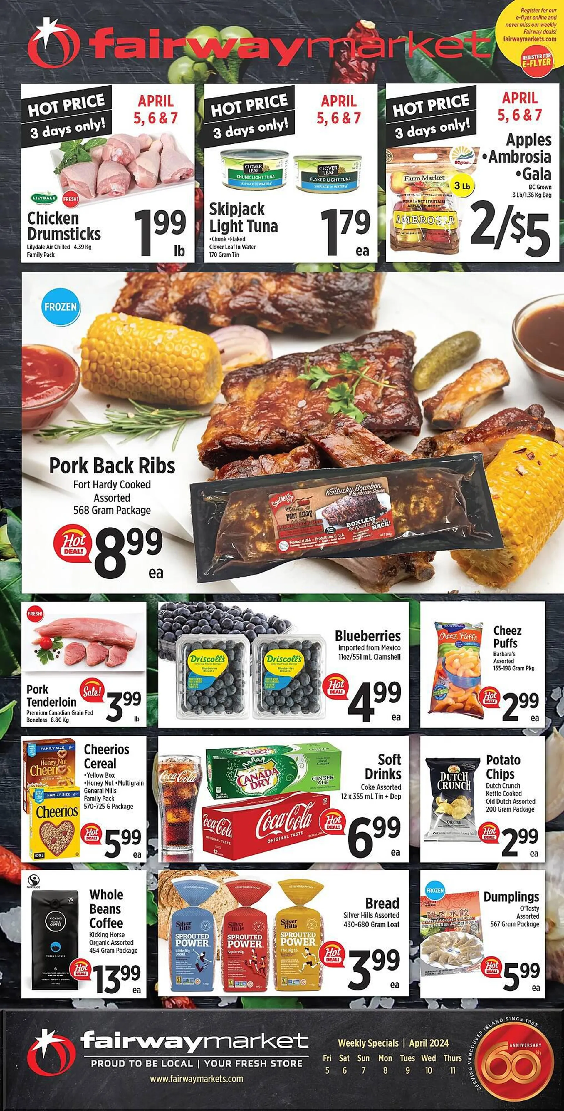 Fairway Market Canada flyer from April 5 to April 11 2024 - flyer page 1