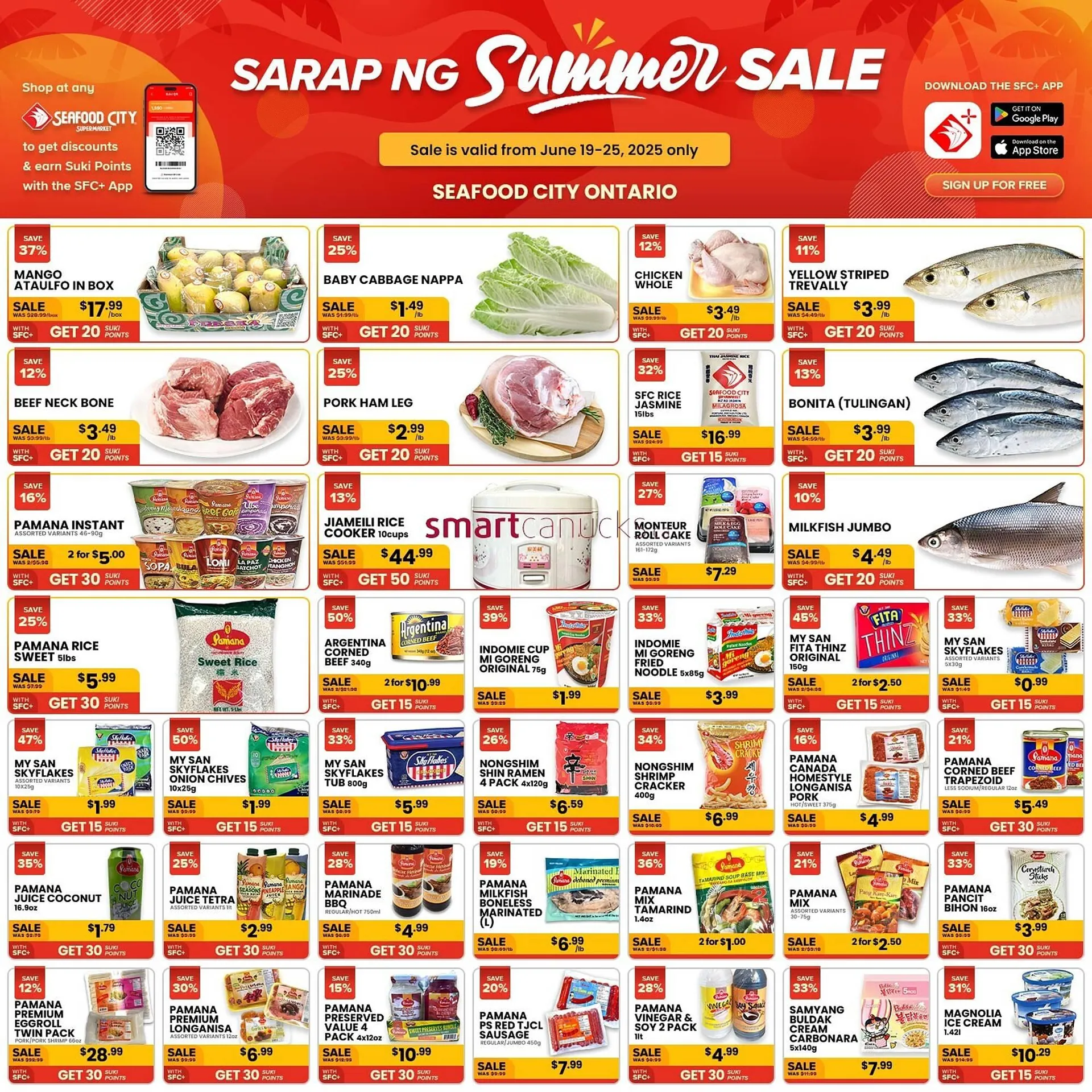 Seafood City Supermarket flyer from June 19 to June 25 2025 - flyer page 1