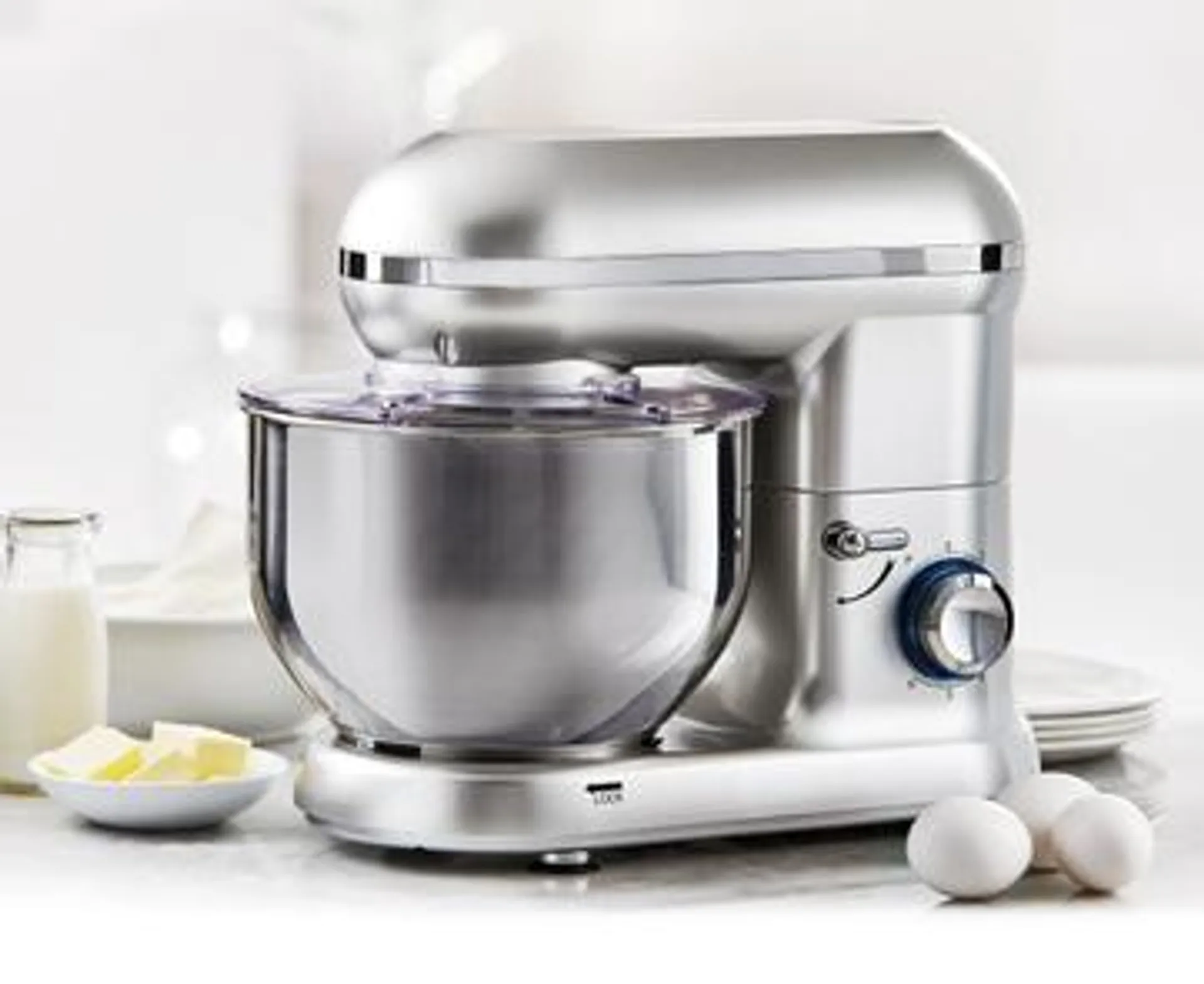 thinkkitchen Promix Plus Stand Mixer, 600W, Silver