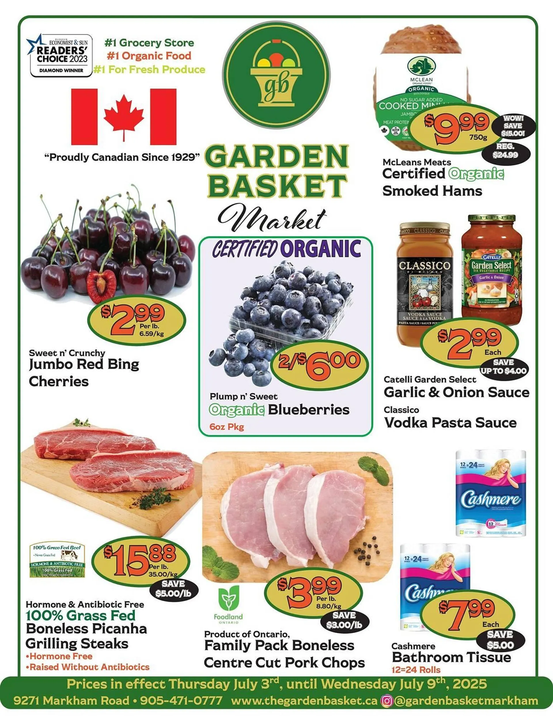 The Garden Basket flyer from July 3 to July 9 2025 - flyer page 1