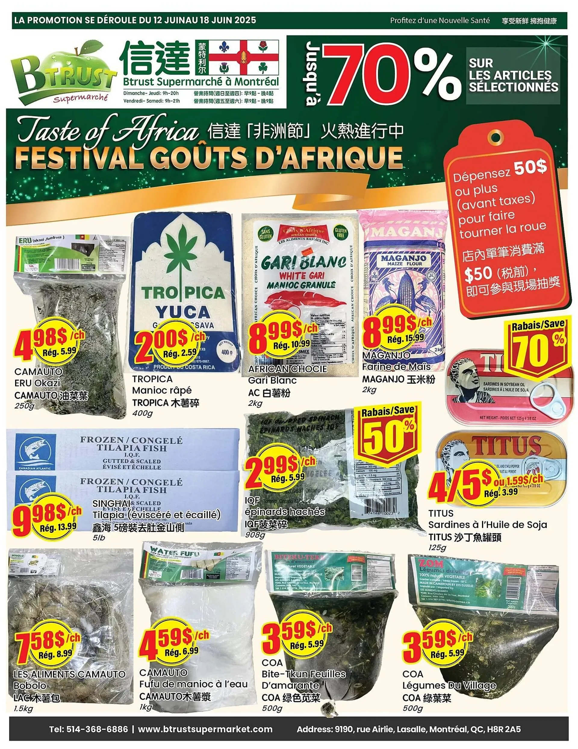 Btrust Supermarket flyer from June 12 to June 18 2025 - flyer page 1