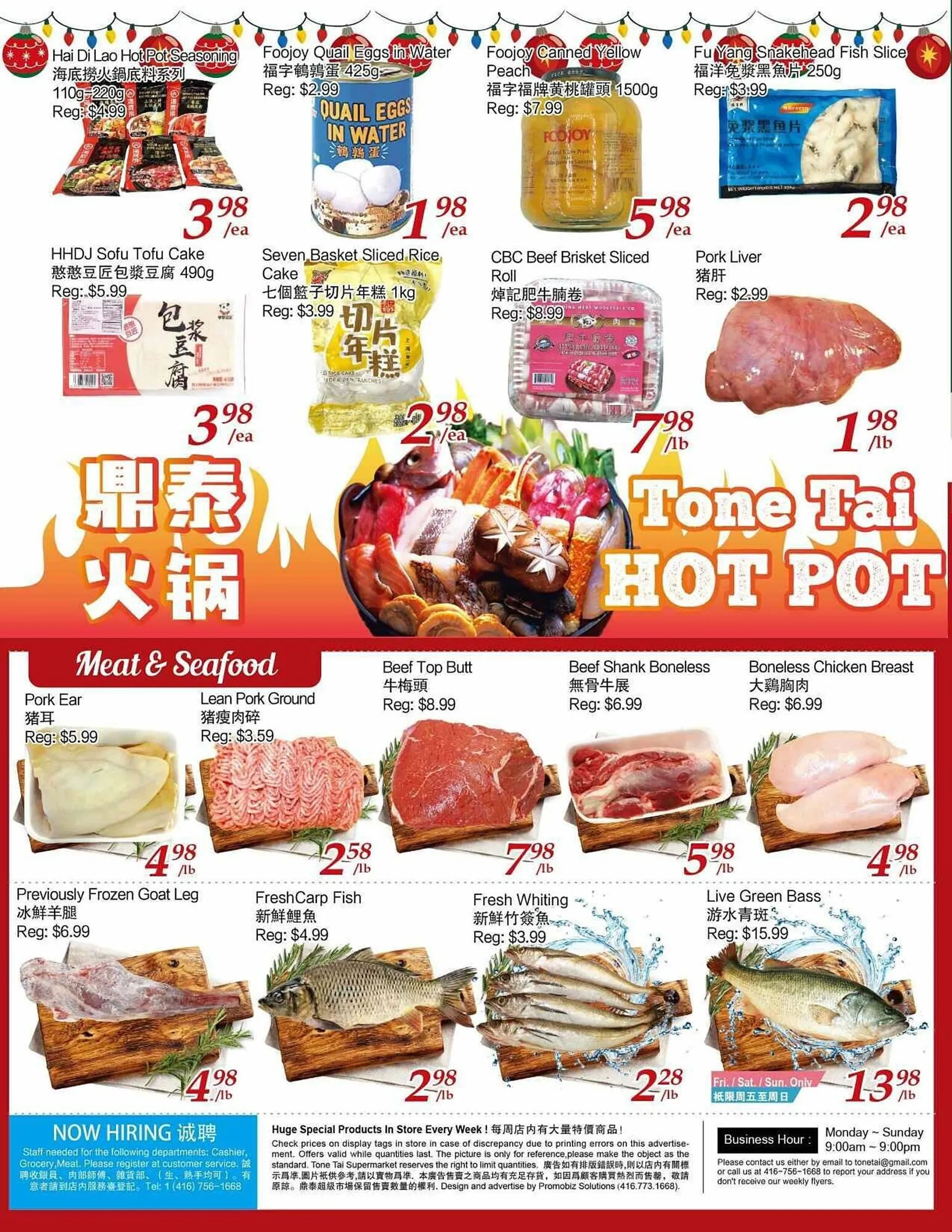 Tone Tai Supermarket flyer from December 13 to December 20 2024 - flyer page 2