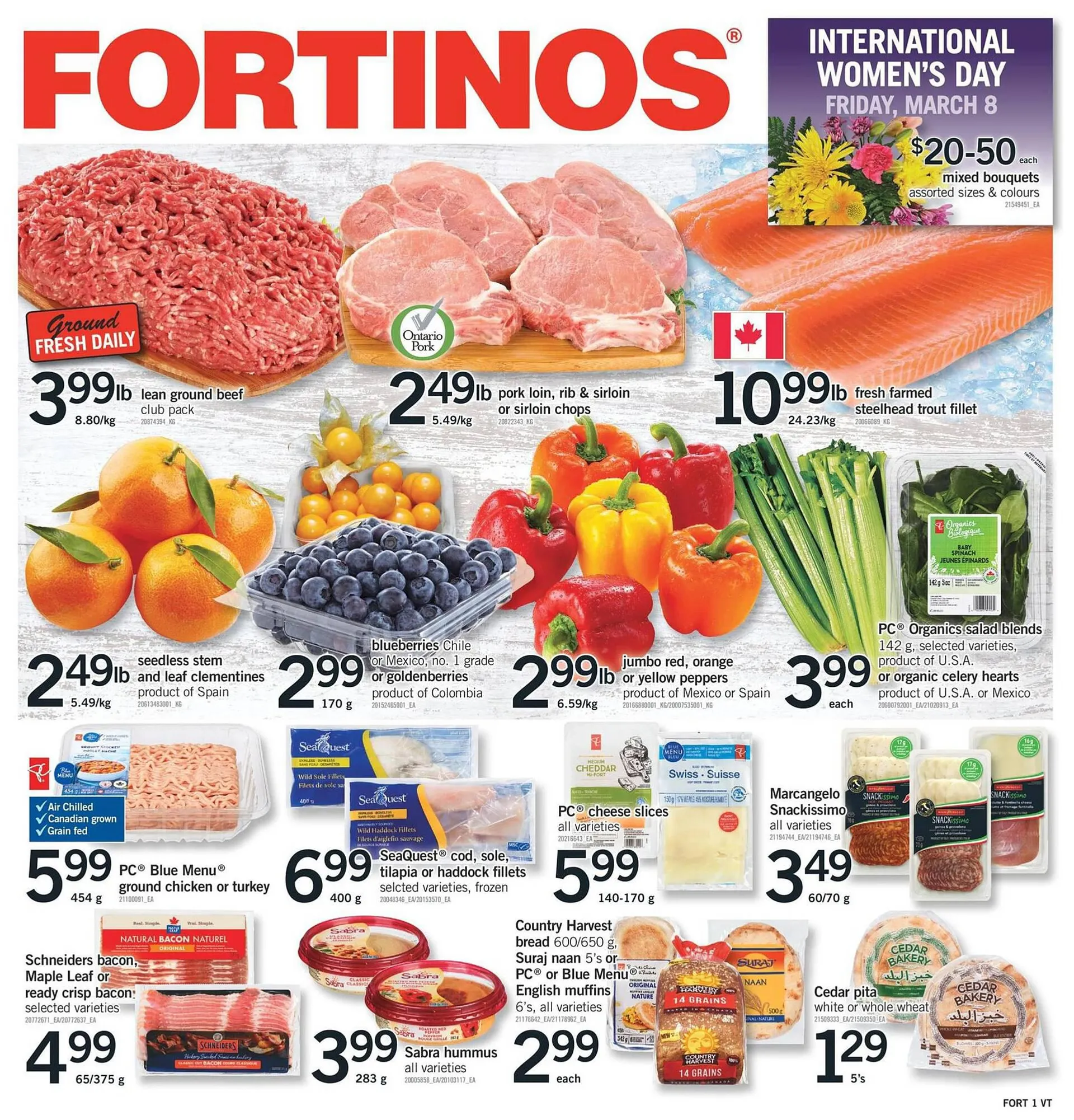 Fortinos flyer from March 8 to March 28 2024 - flyer page 1