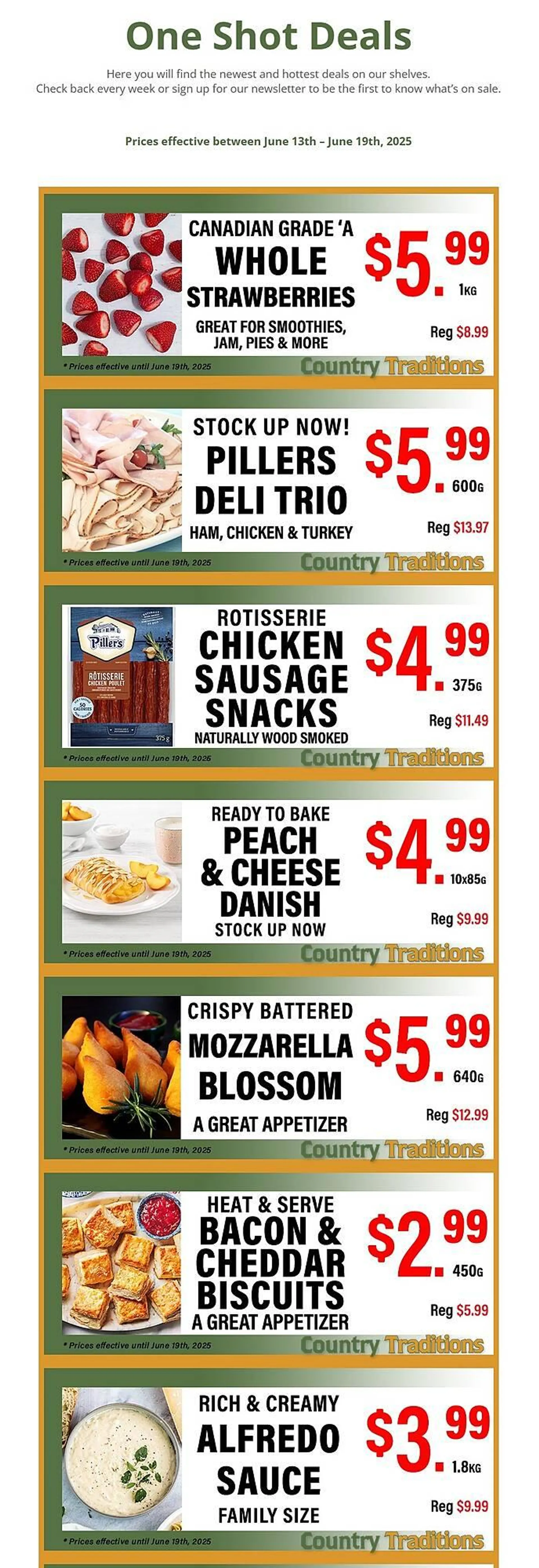 Country Traditions flyer from June 13 to June 19 2025 - flyer page 1