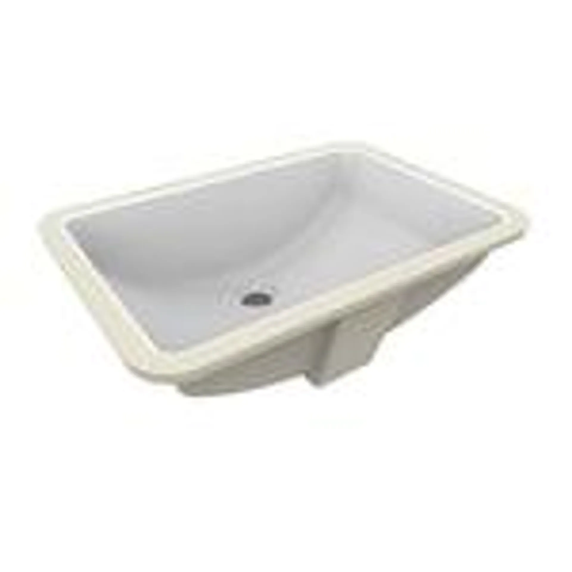 Fusion Under-Mount Ceramic Basin Sink in White