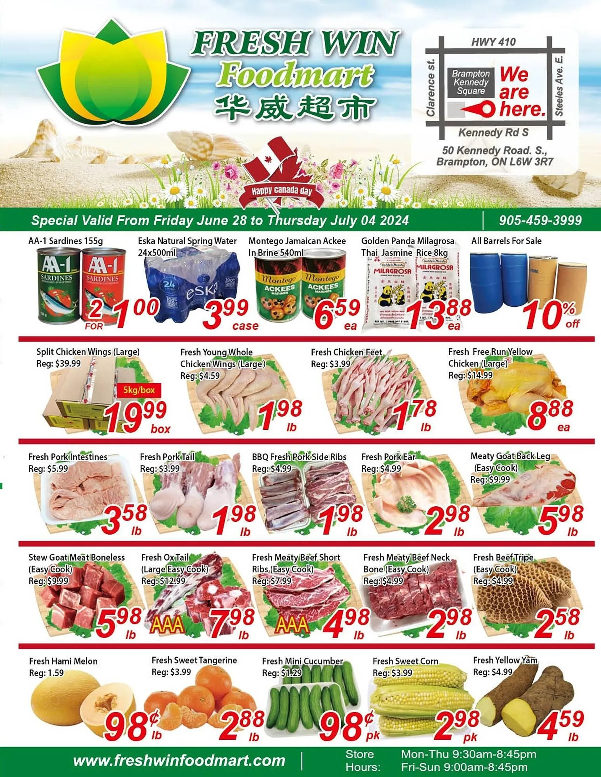 Fresh Win Foodmart flyer - 1