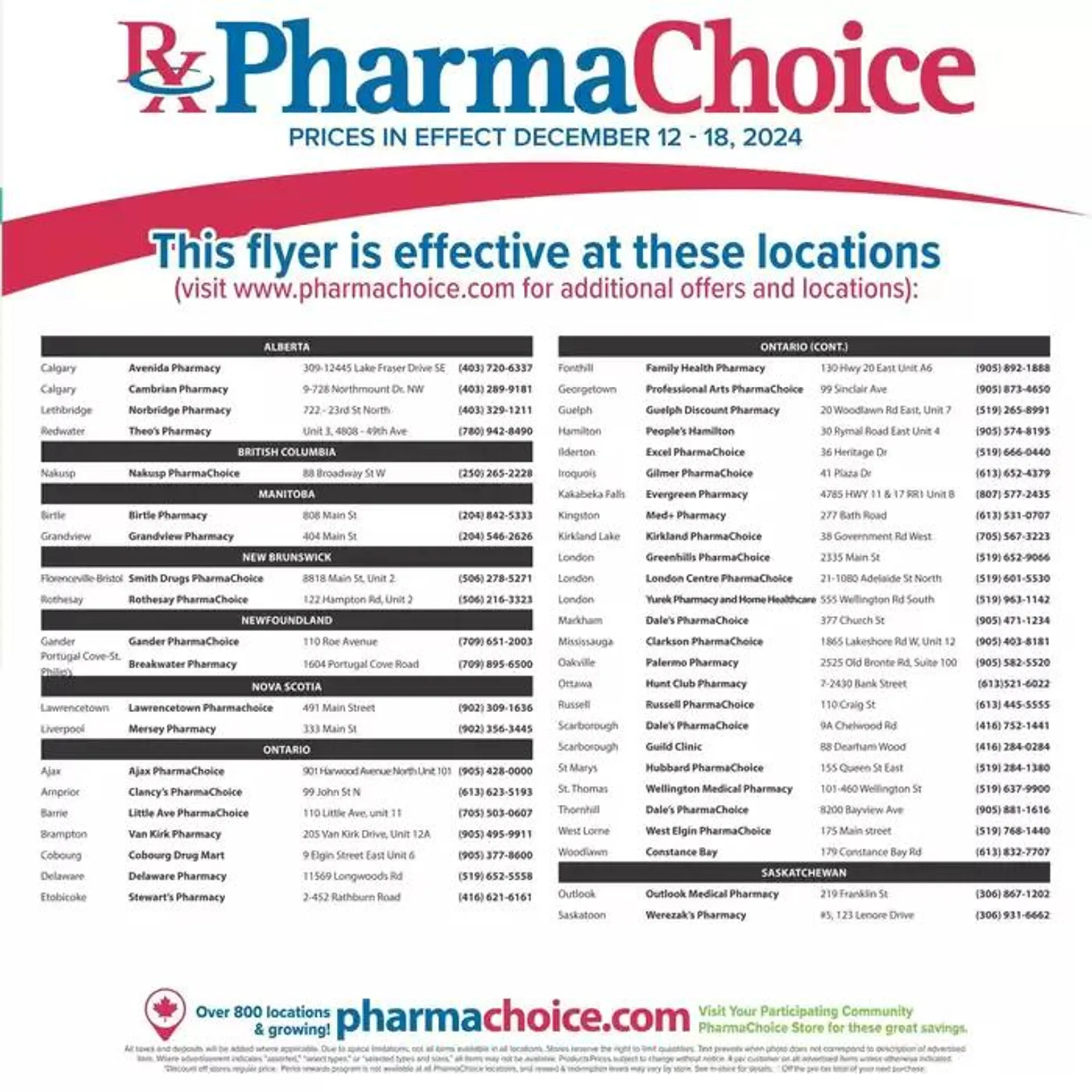 PharmaChoice Weekly ad from December 12 to December 18 2024 - flyer page 5