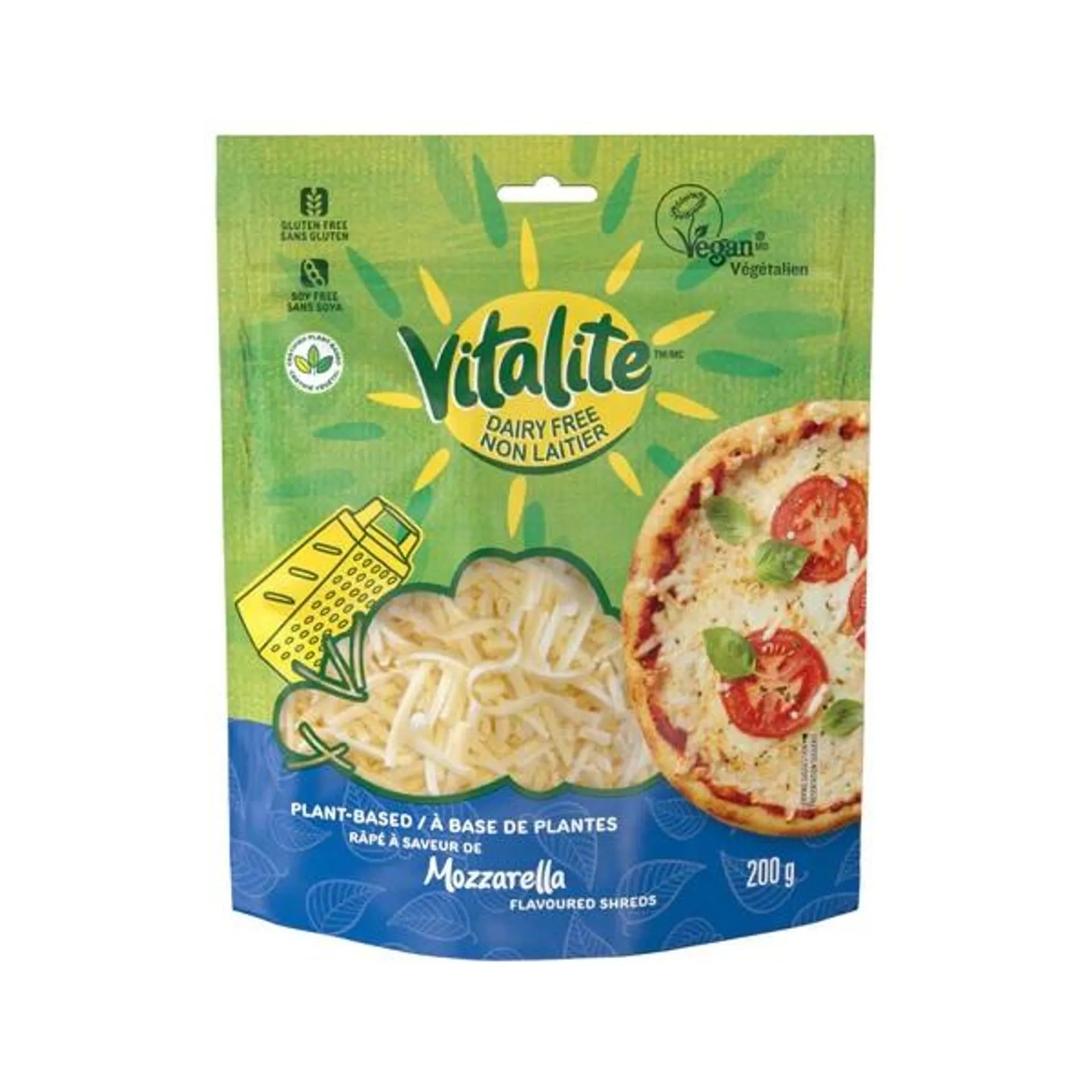 Vitalite Mozzarella Shreds 200g