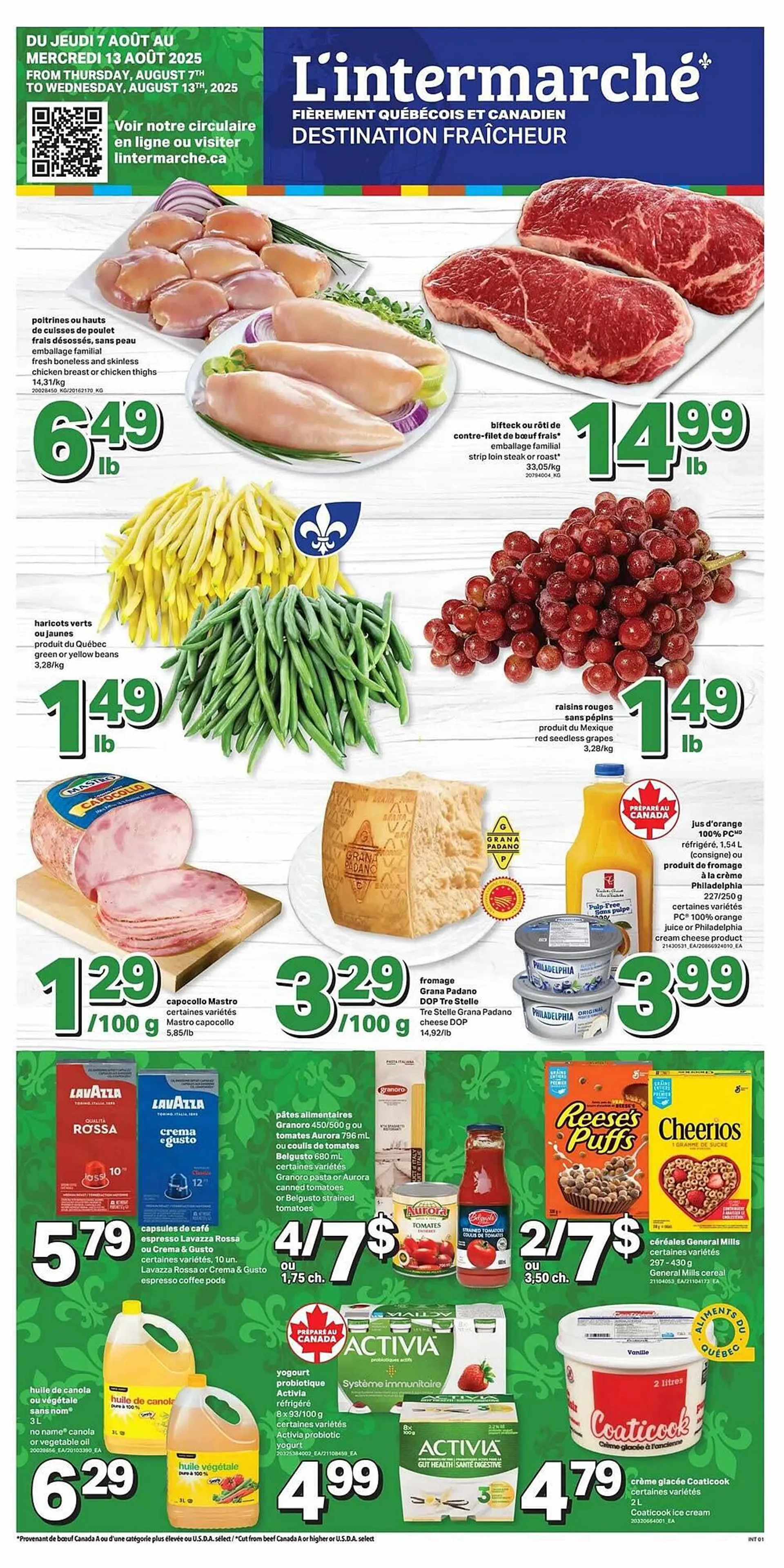 L'Intermarché flyer from August 8 to August 29 2025 - flyer page 1