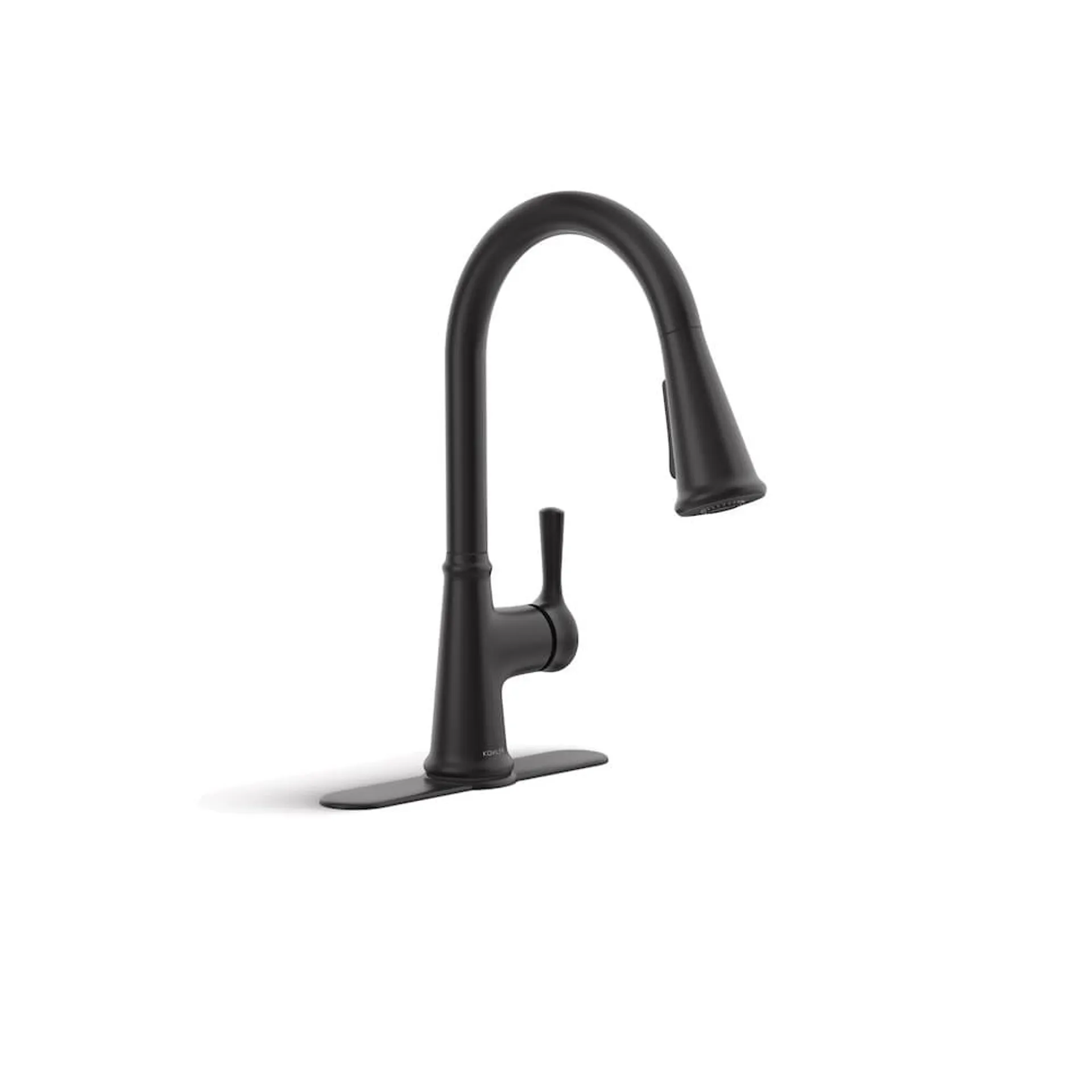 Tyne Pull-down kitchen faucet in Matte Black