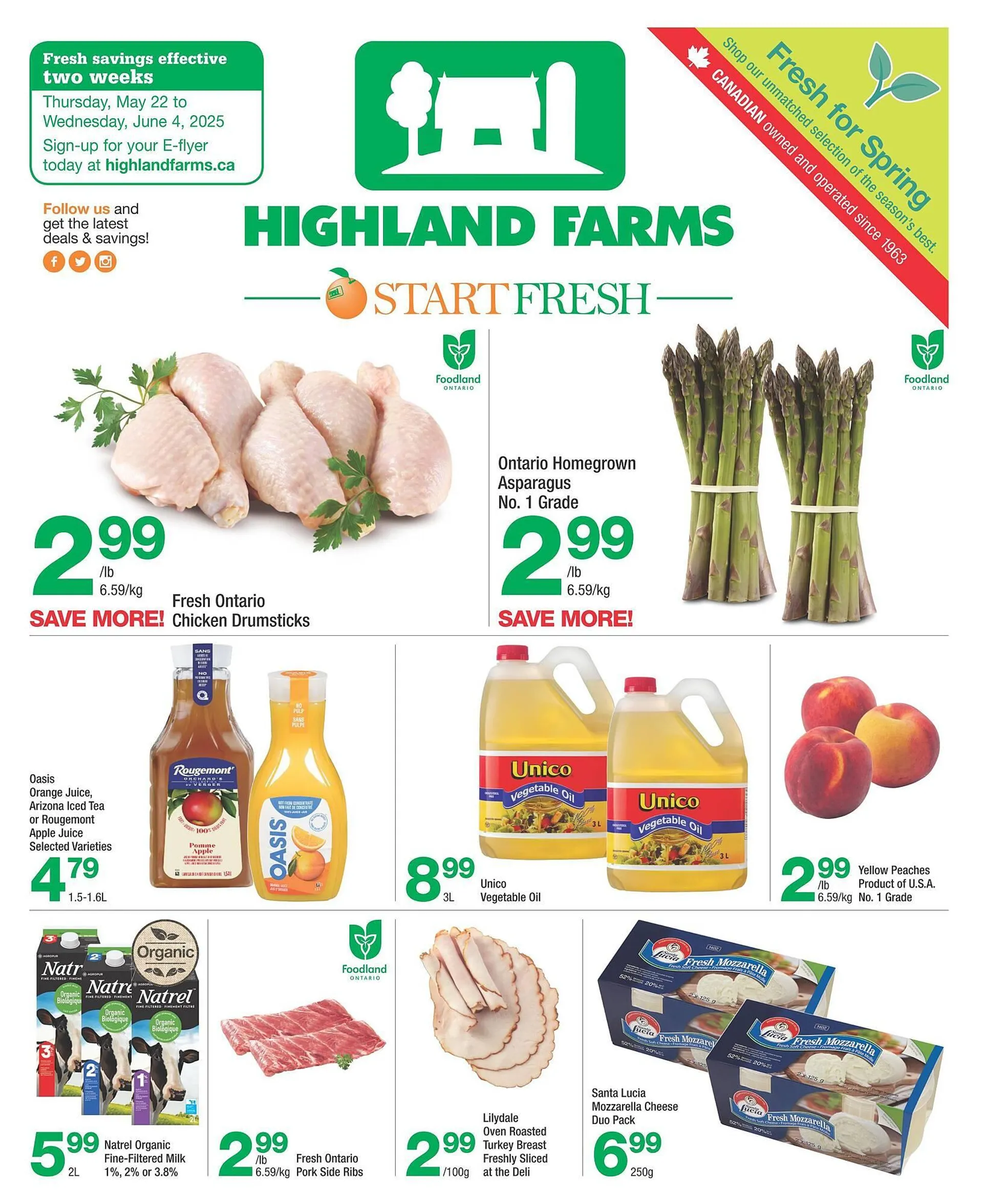 Highland Farms flyer - 1