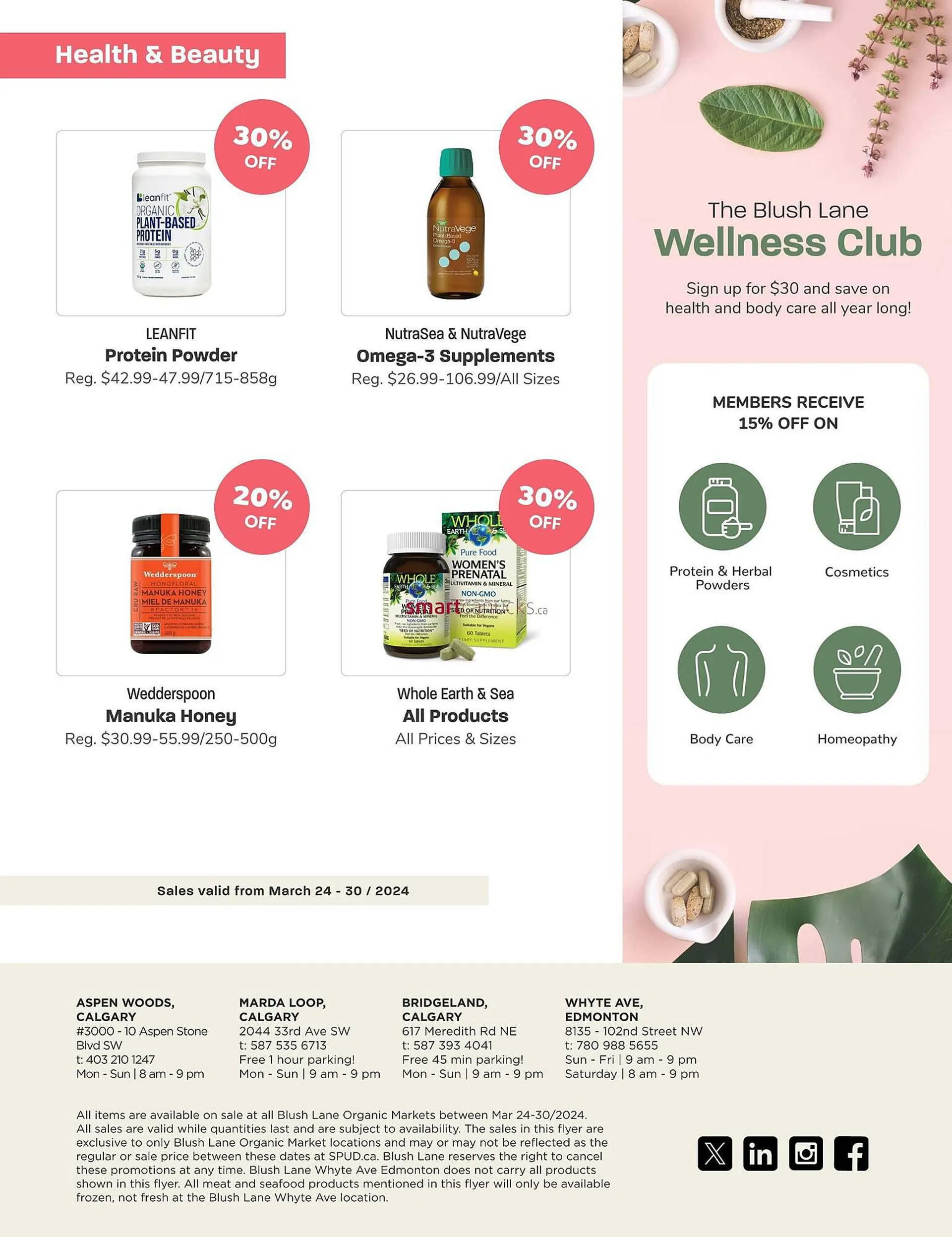 Blush Lane Organics flyer from March 24 to March 30 2024 - flyer page 5
